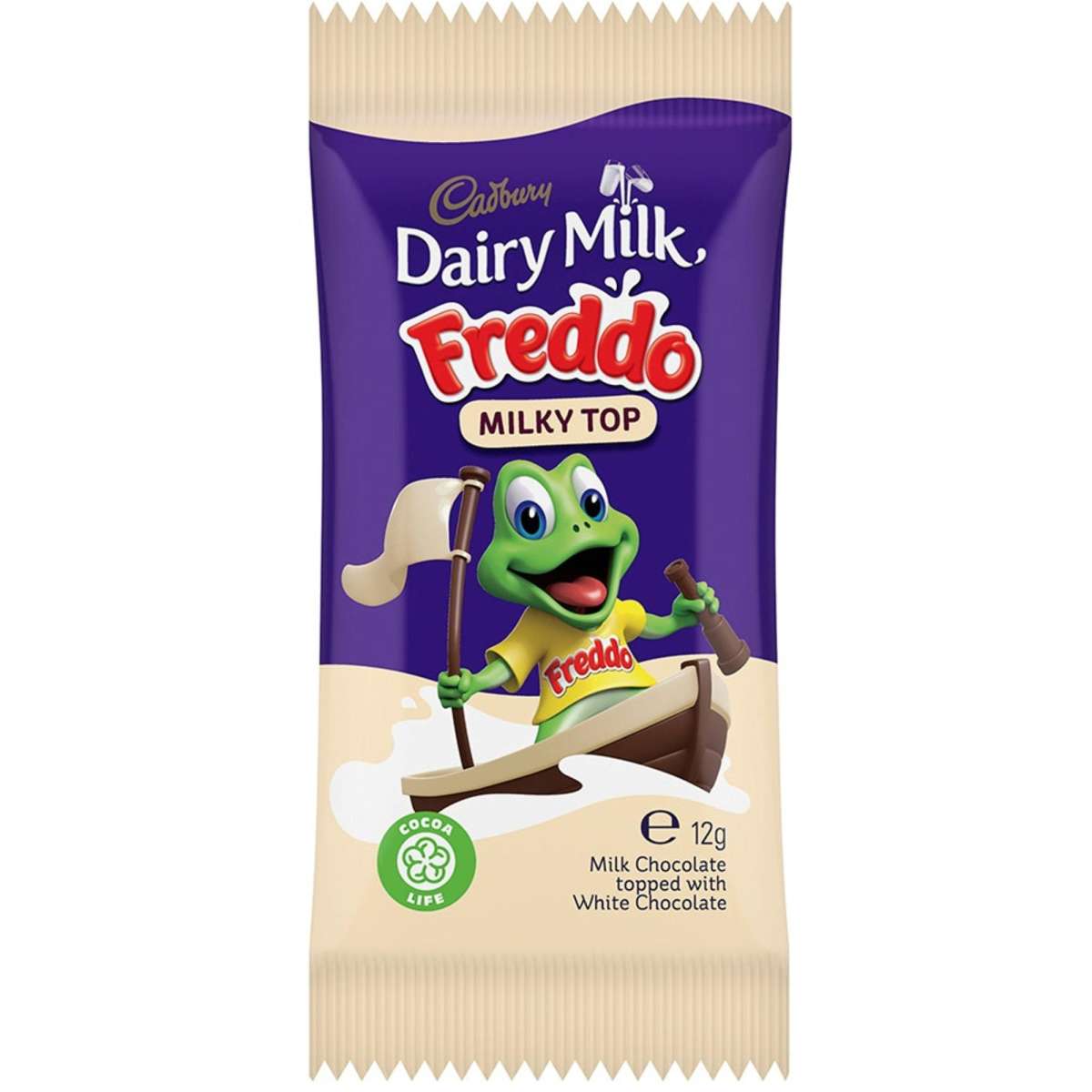 Cadbury Dairy Milk 12g Freddo Milky Top 72pc Woolworths