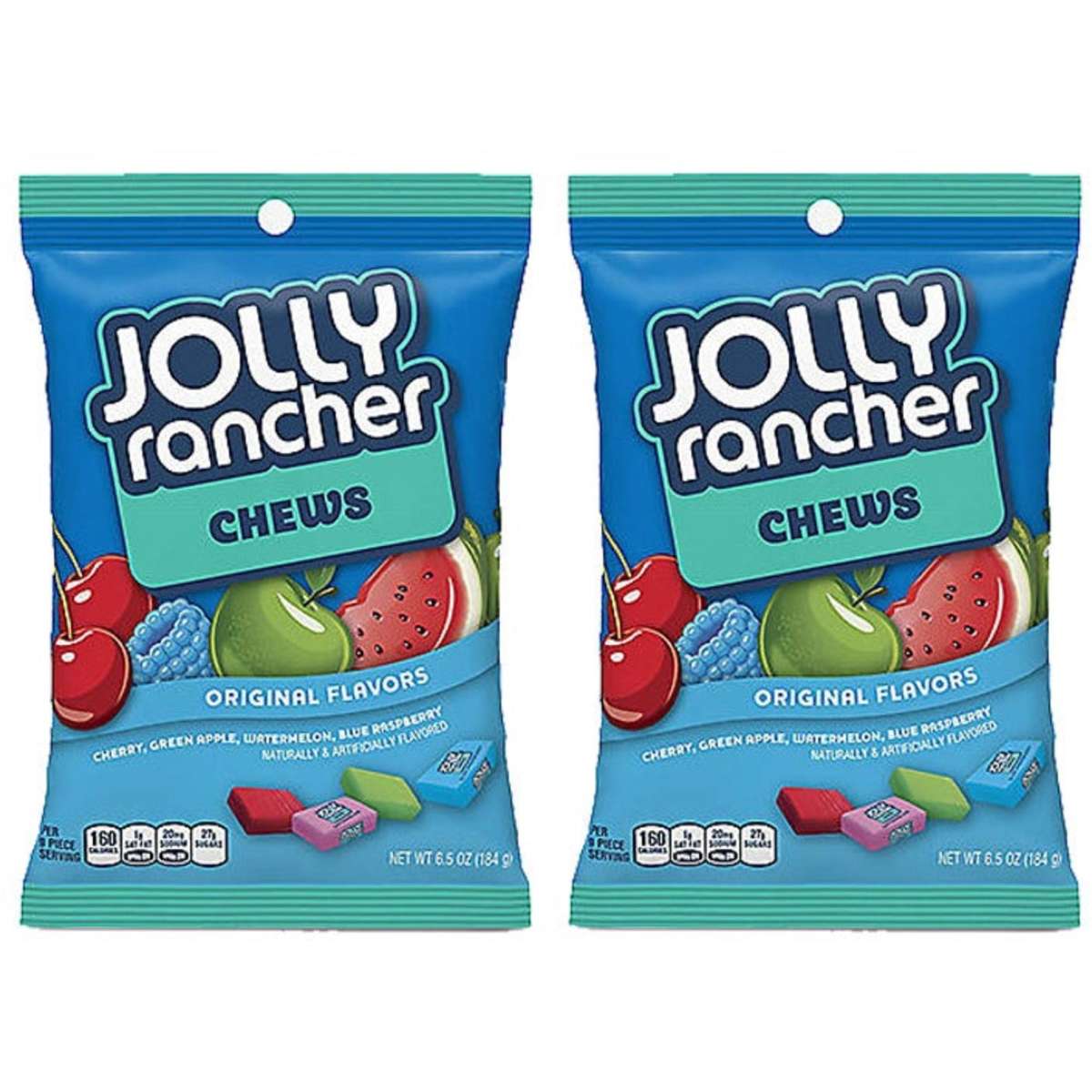 Jolly Rancher Fruit Chews 184g 2PK Woolworths