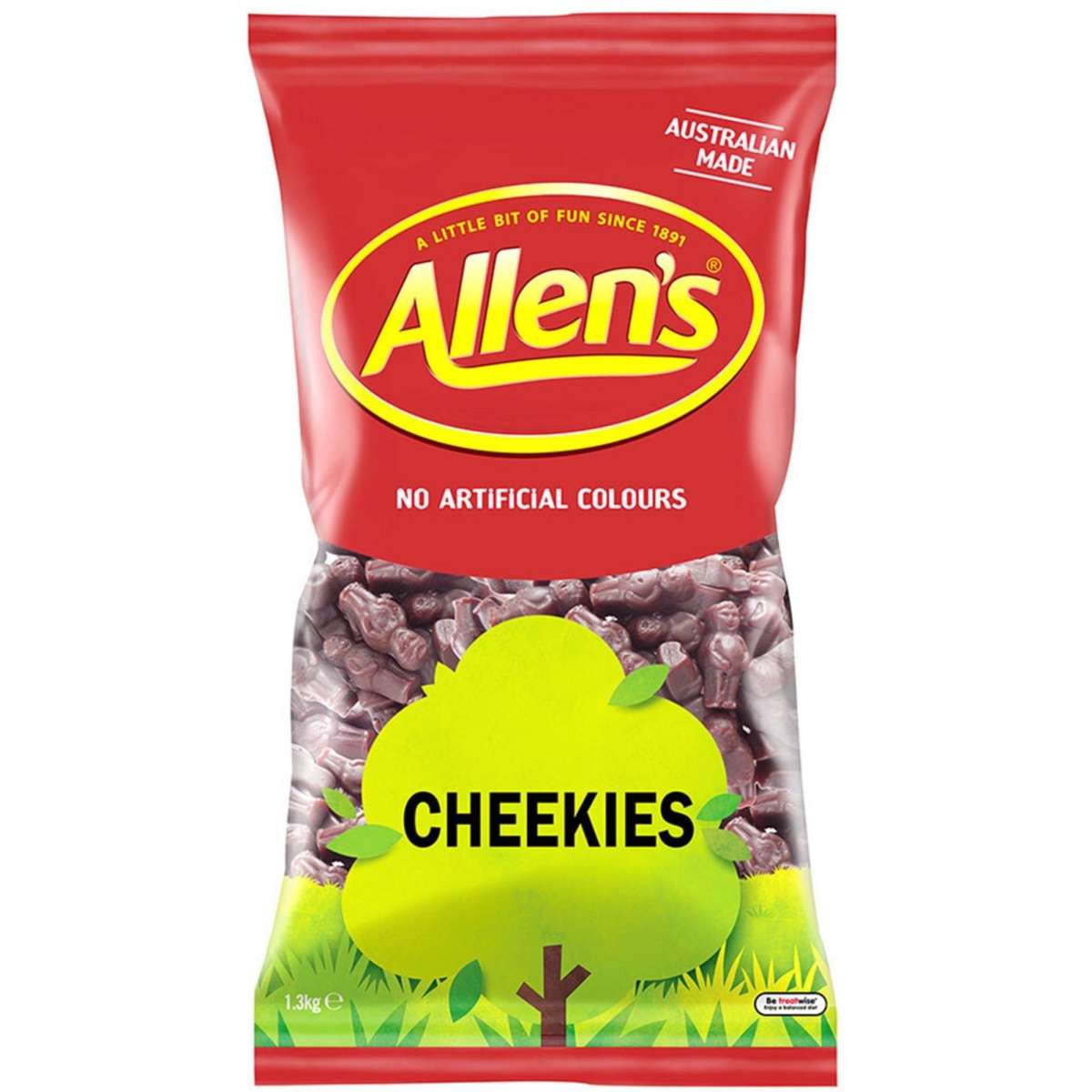 Allen's Cheekies Lolly Bag 1.3kg Woolworths