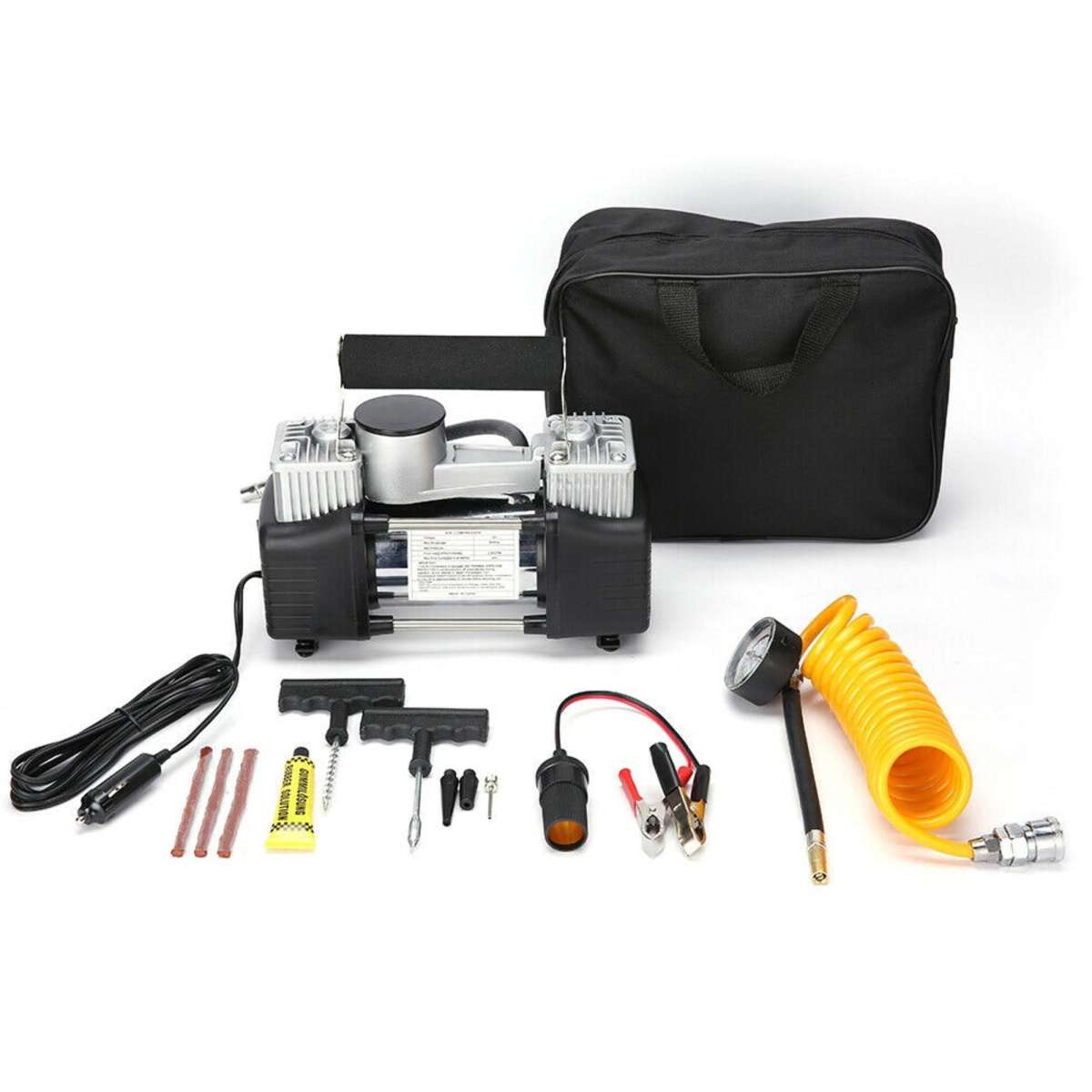 Tavice 12V 150PSI Car Air Compressor Portable Tyre Deflator Inflator Pump Woolworths