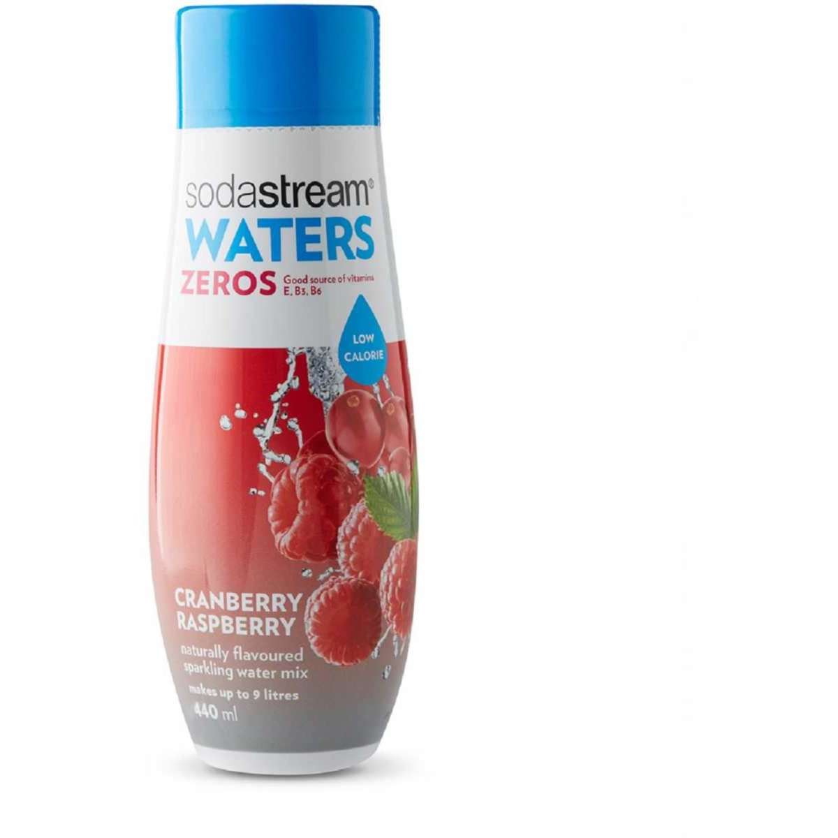 SodaStream Zeros Cranberry Raspberry 440mL Woolworths