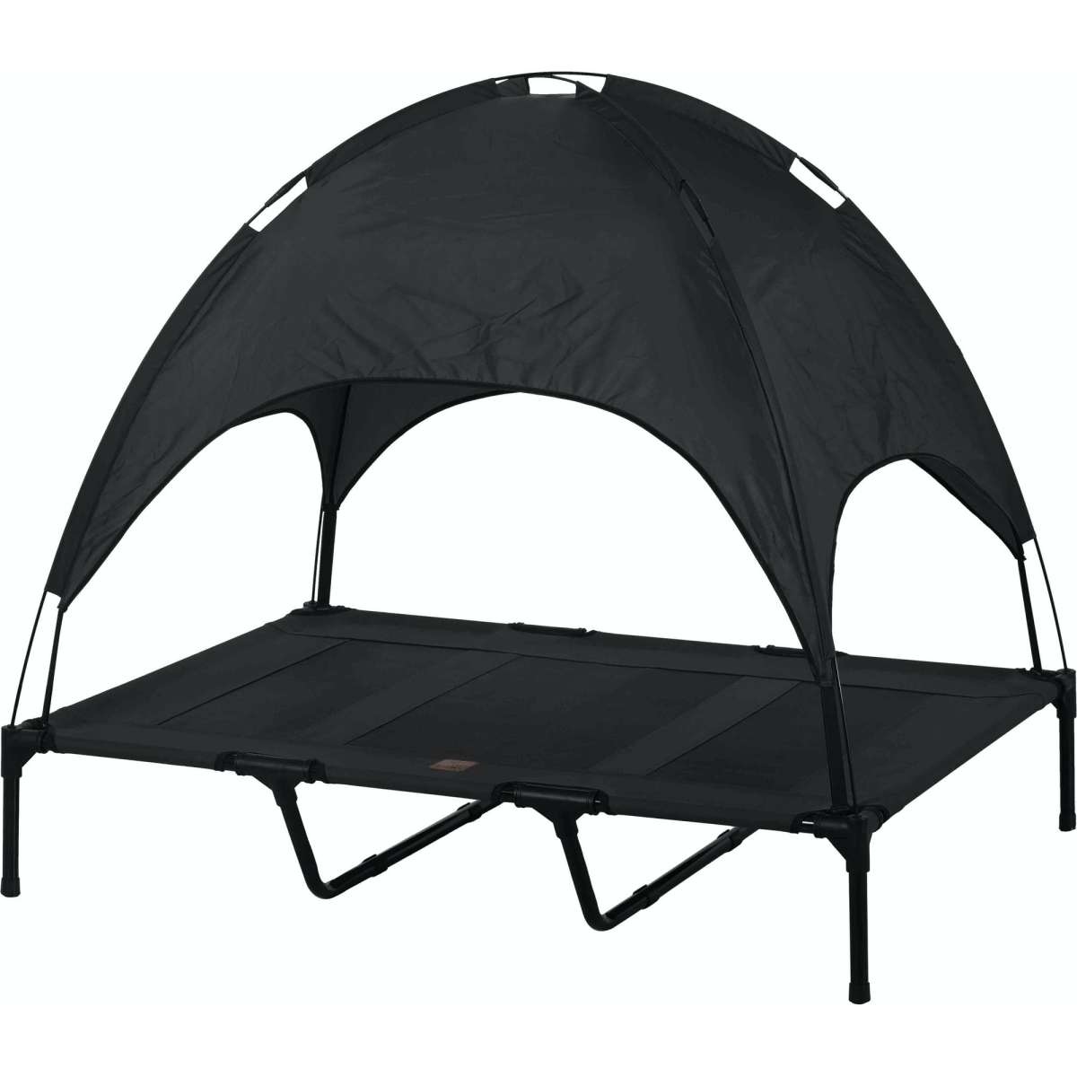 Charlie's Elevated Dog Bed With Tent Black Extra Large Woolworths