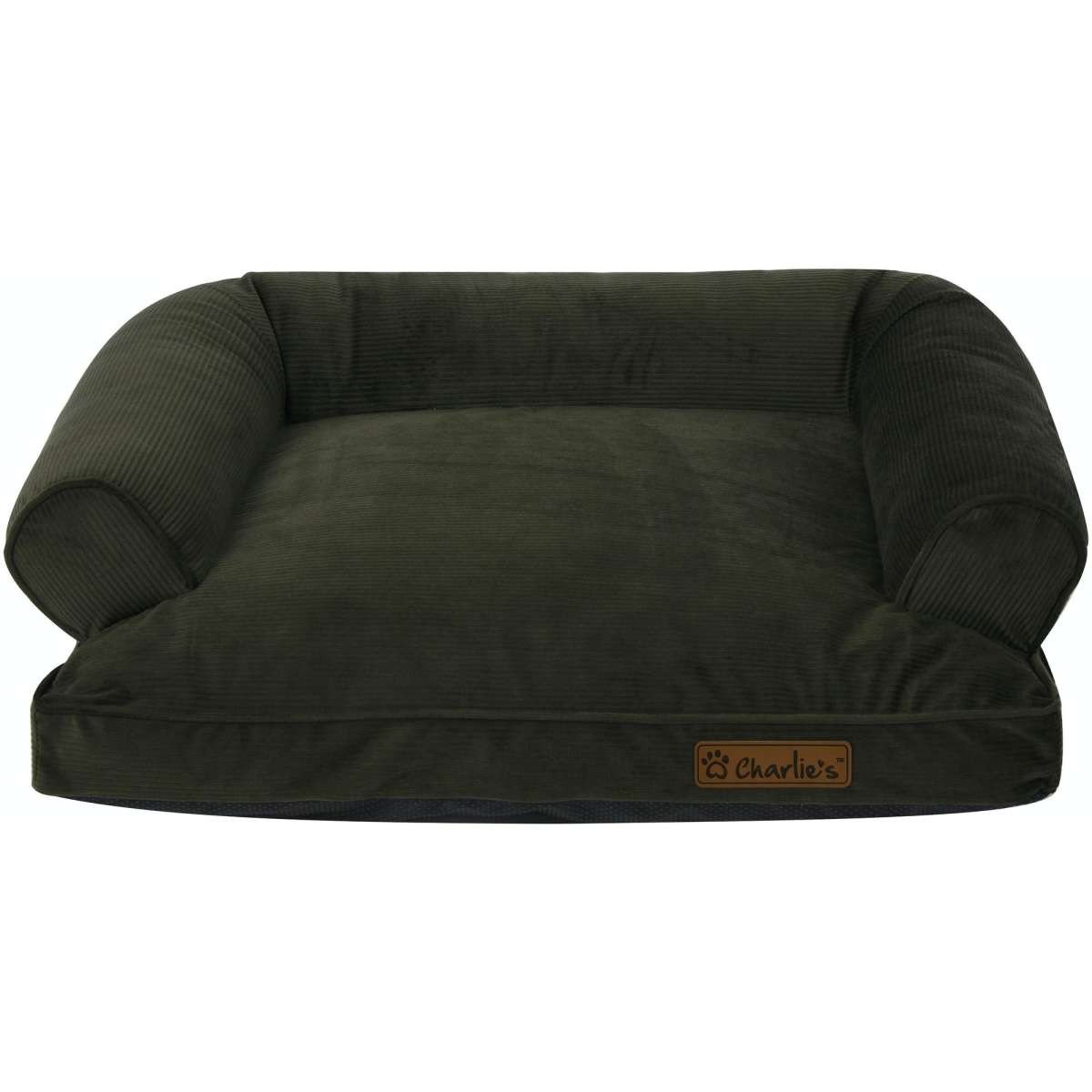 Charlie's Corduroy Dog Sofa Bed Green Small Woolworths