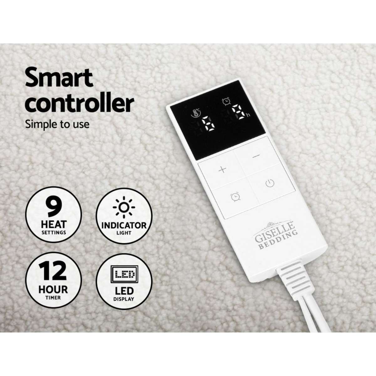 Giselle Electric Blanket Fleecy Underlay Single Woolworths