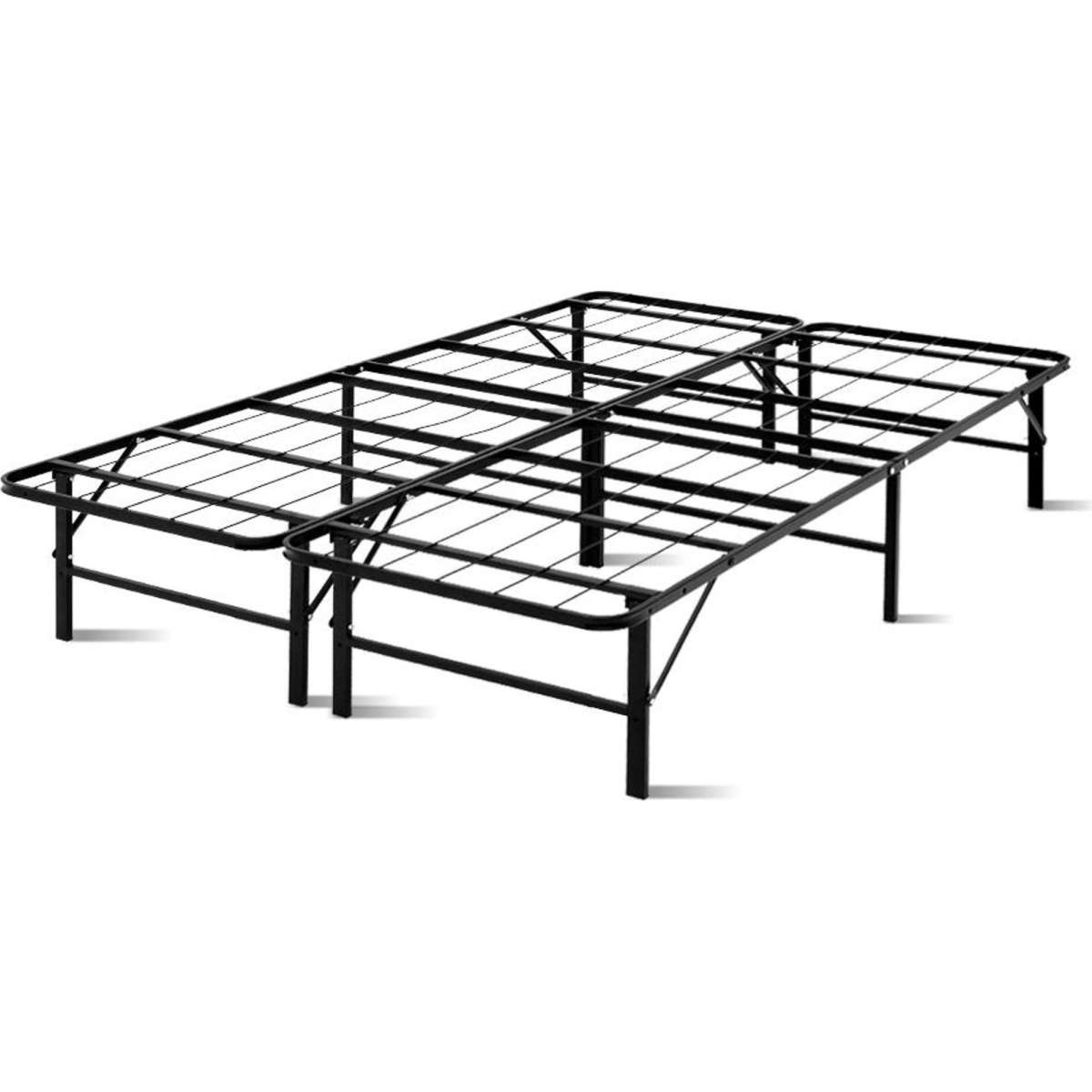 Artiss Folding Bed Frame Metal Base - Double 