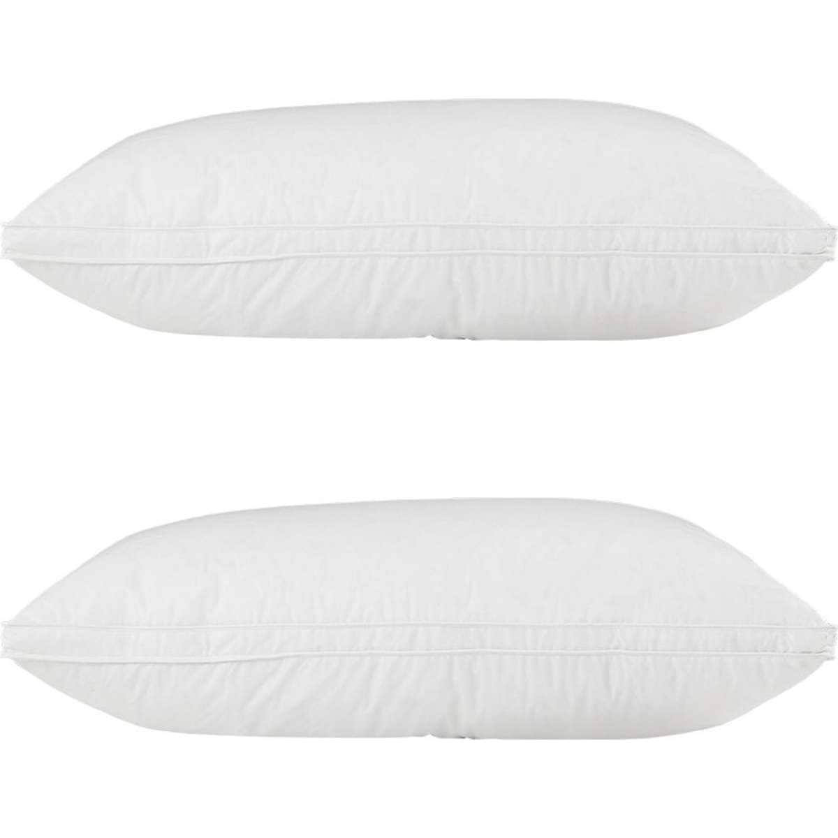 Giselle Bedding Duck Feather Down Pillow Luxury Twin Pack Woolworths