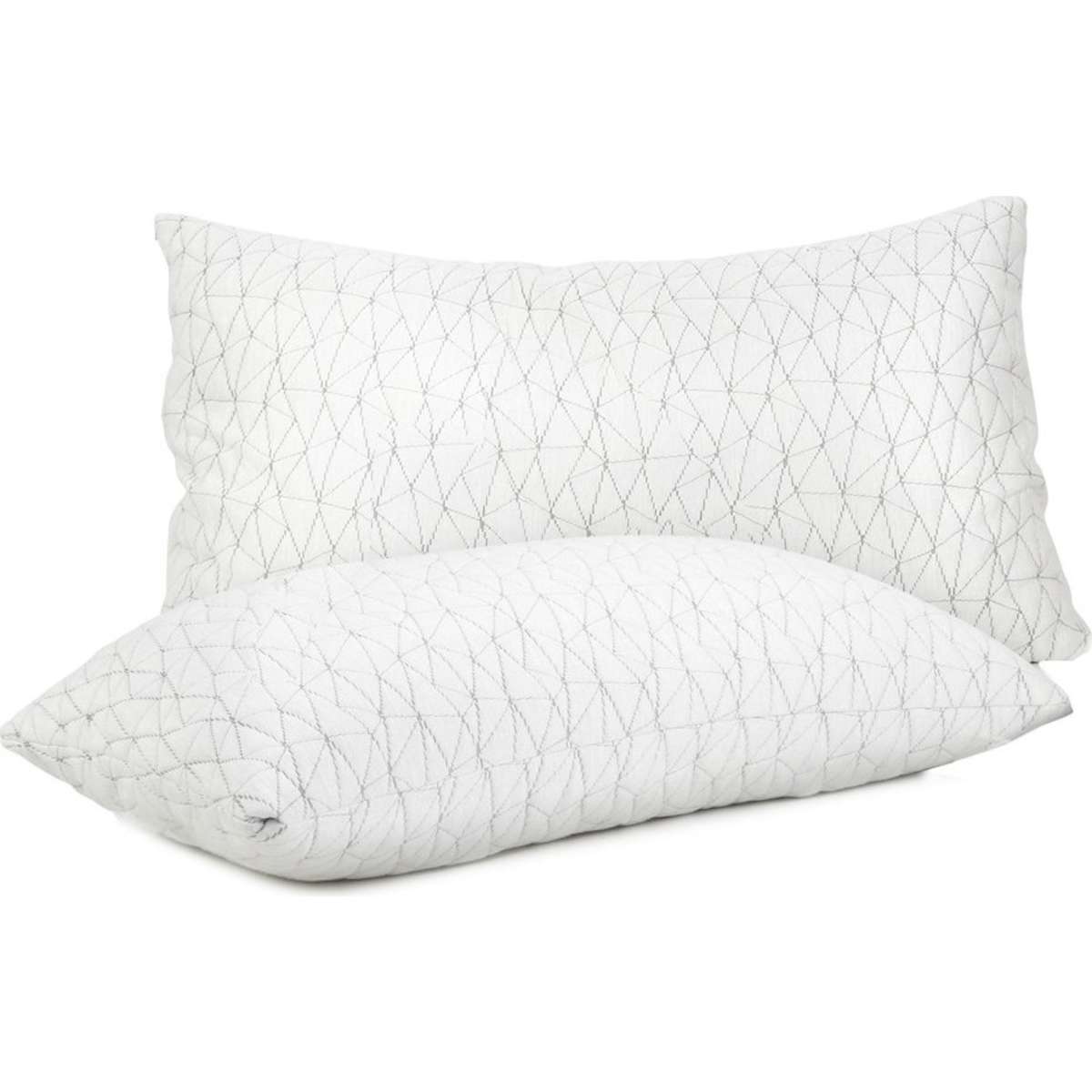 Giselle Bedding Set of 2 Rayon Single Memory Foam Pillow Woolworths