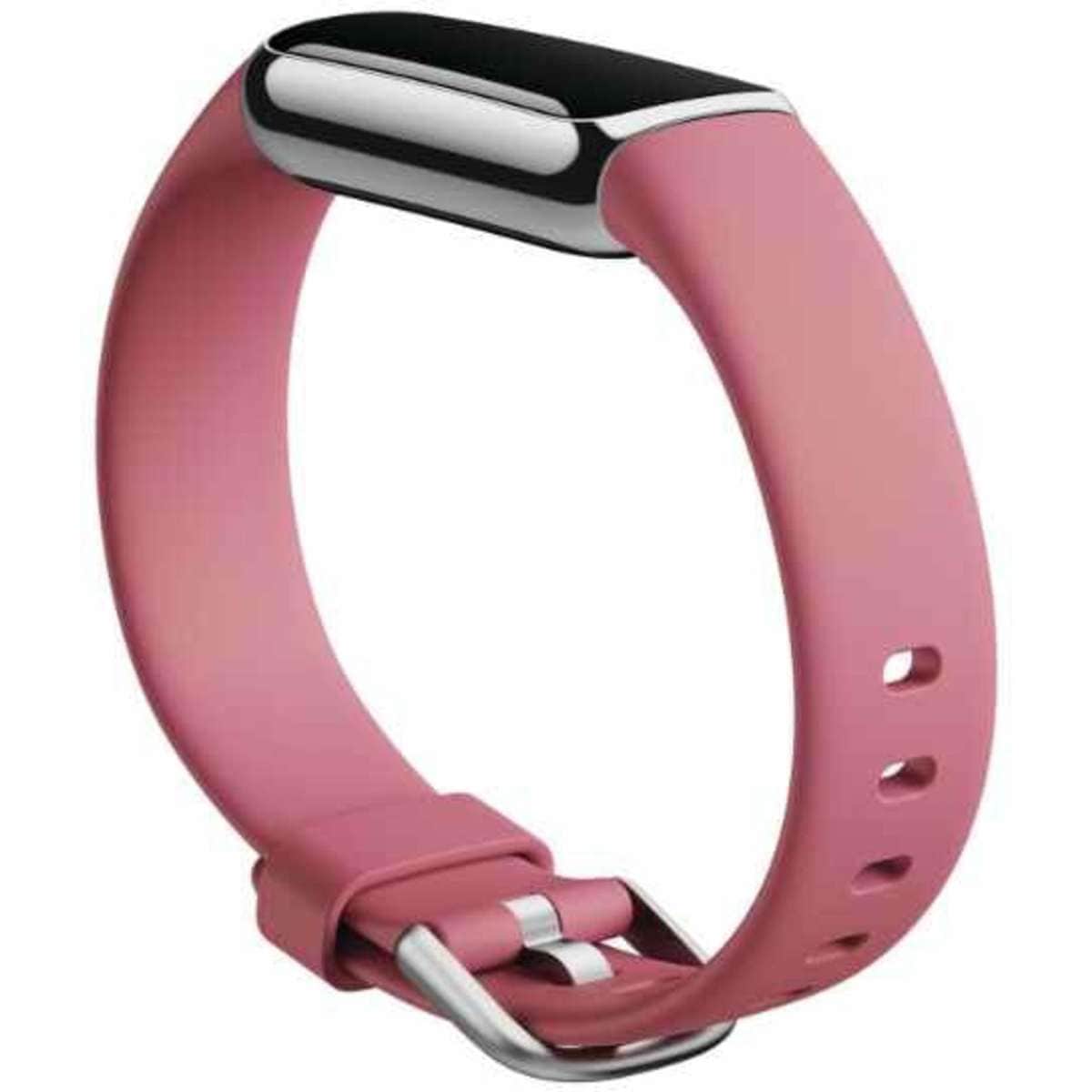 Fitbit Luxe Fitness & Wellness Tracker Orchid / Platinum Stainless