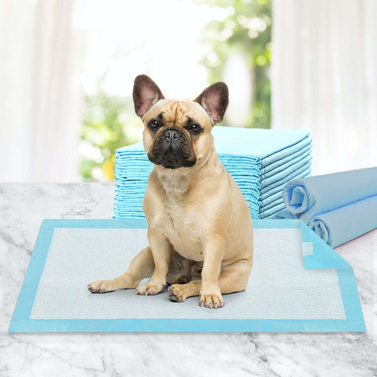 PaWz Puppy Pet Dog Indoor Cat Toilet Training Pads Absorbent Blue
