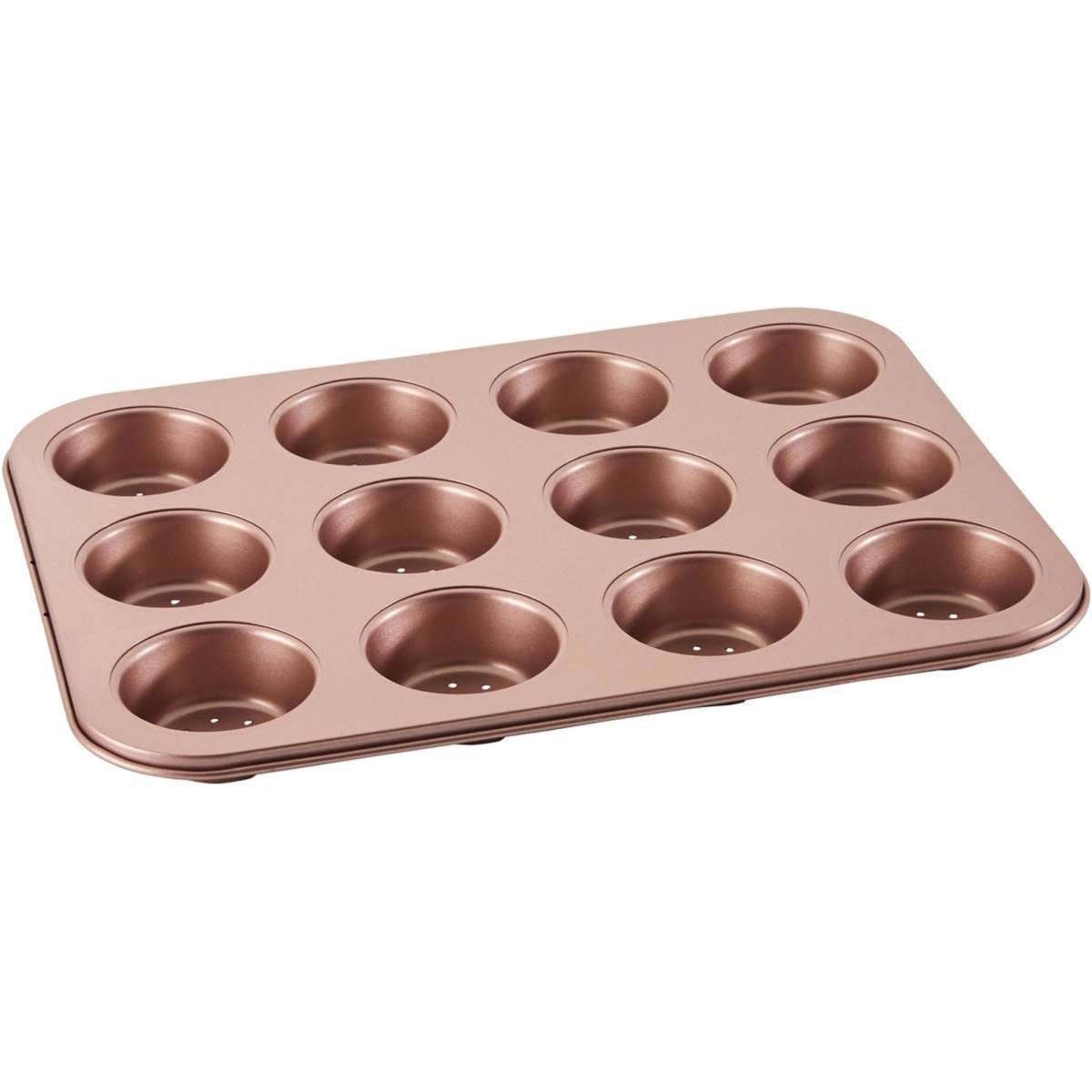 Wiltshire Rose Gold Perforated Mini Quiche & Tart Pan 12 Cup Woolworths