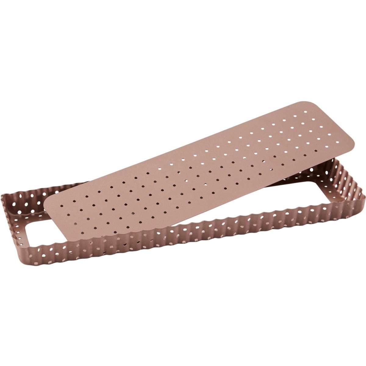 Wiltshire Rose Gold Perforated Rectangle Quiche & Tart Pan Woolworths