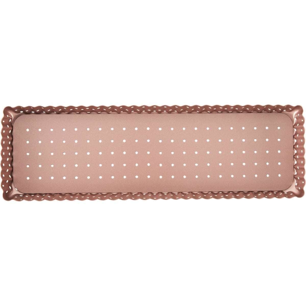 Wiltshire Rose Gold Perforated Rectangle Quiche & Tart Pan Woolworths