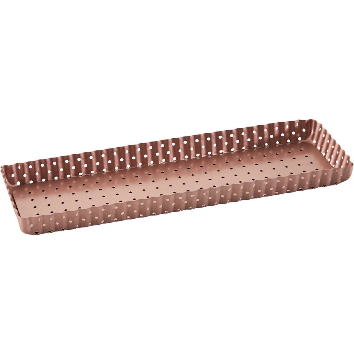 Wiltshire Rose Gold Perforated Rectangle Quiche & Tart Pan Woolworths