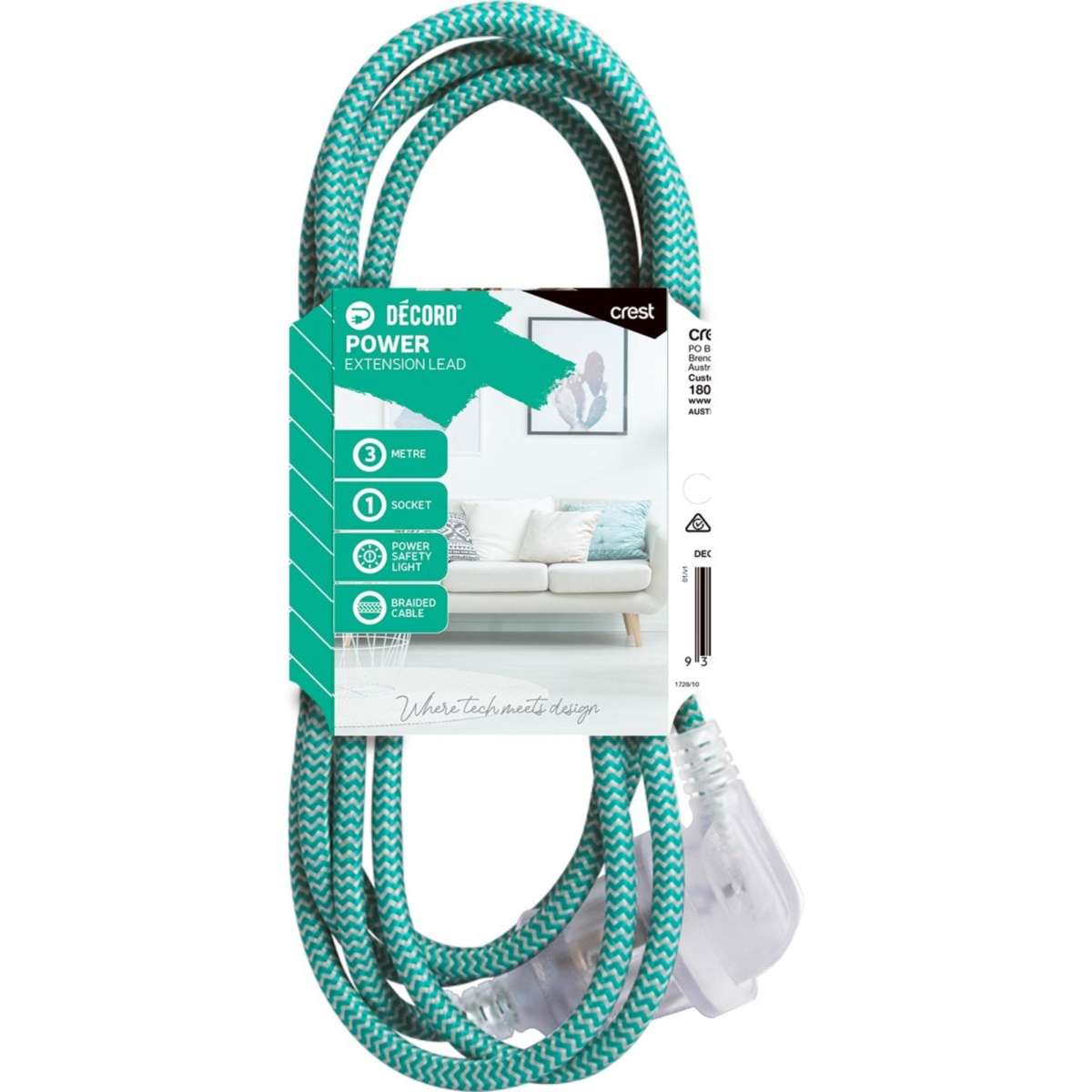Decord Extension Cable 3m Woolworths