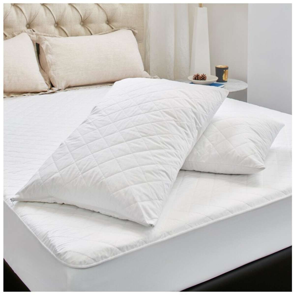 Protect-A-Bed Waterproof Cotton Quilted Pillow Protector | Woolworths