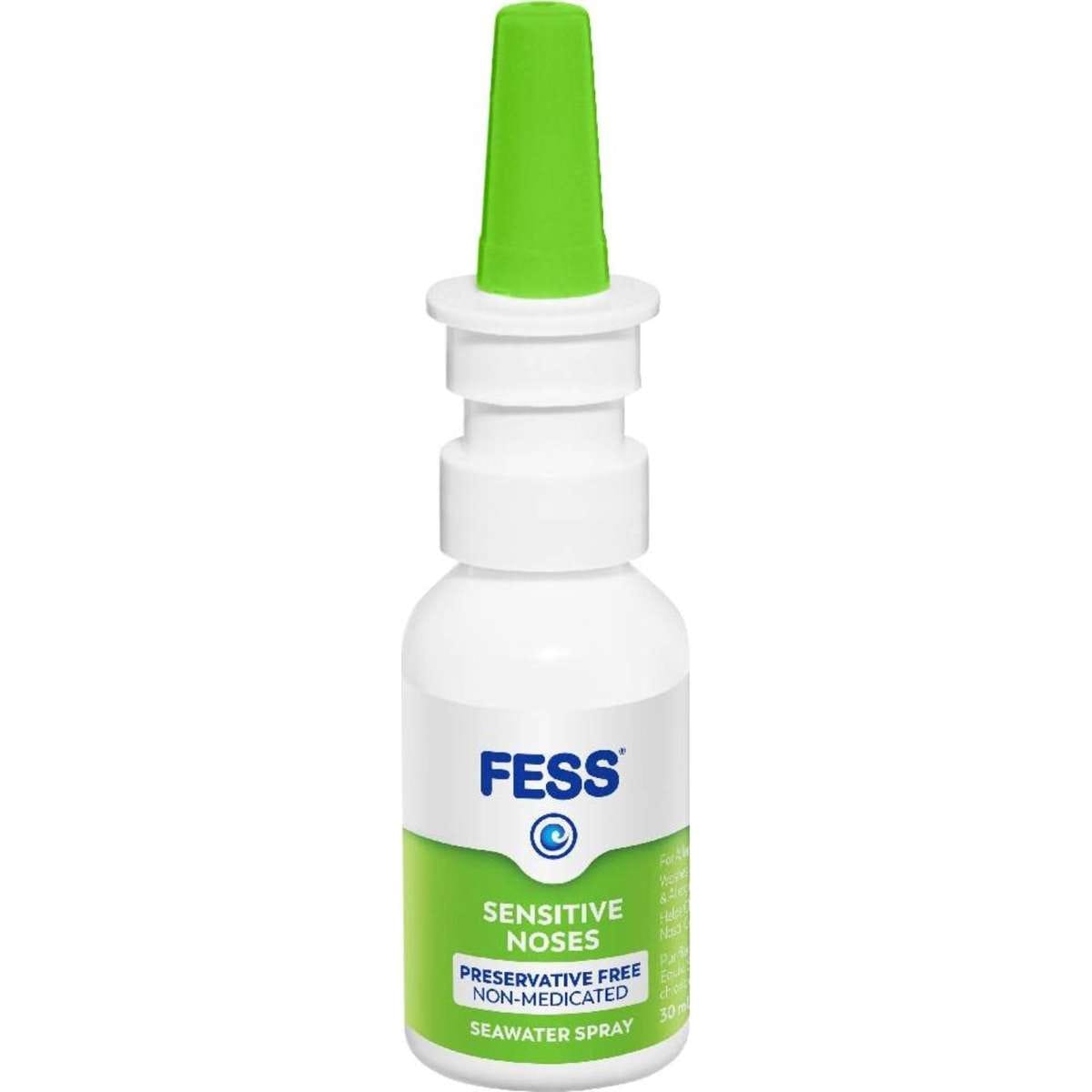 Fess Nasal Seawater Spray for Sensitive Noses 30ml Woolworths