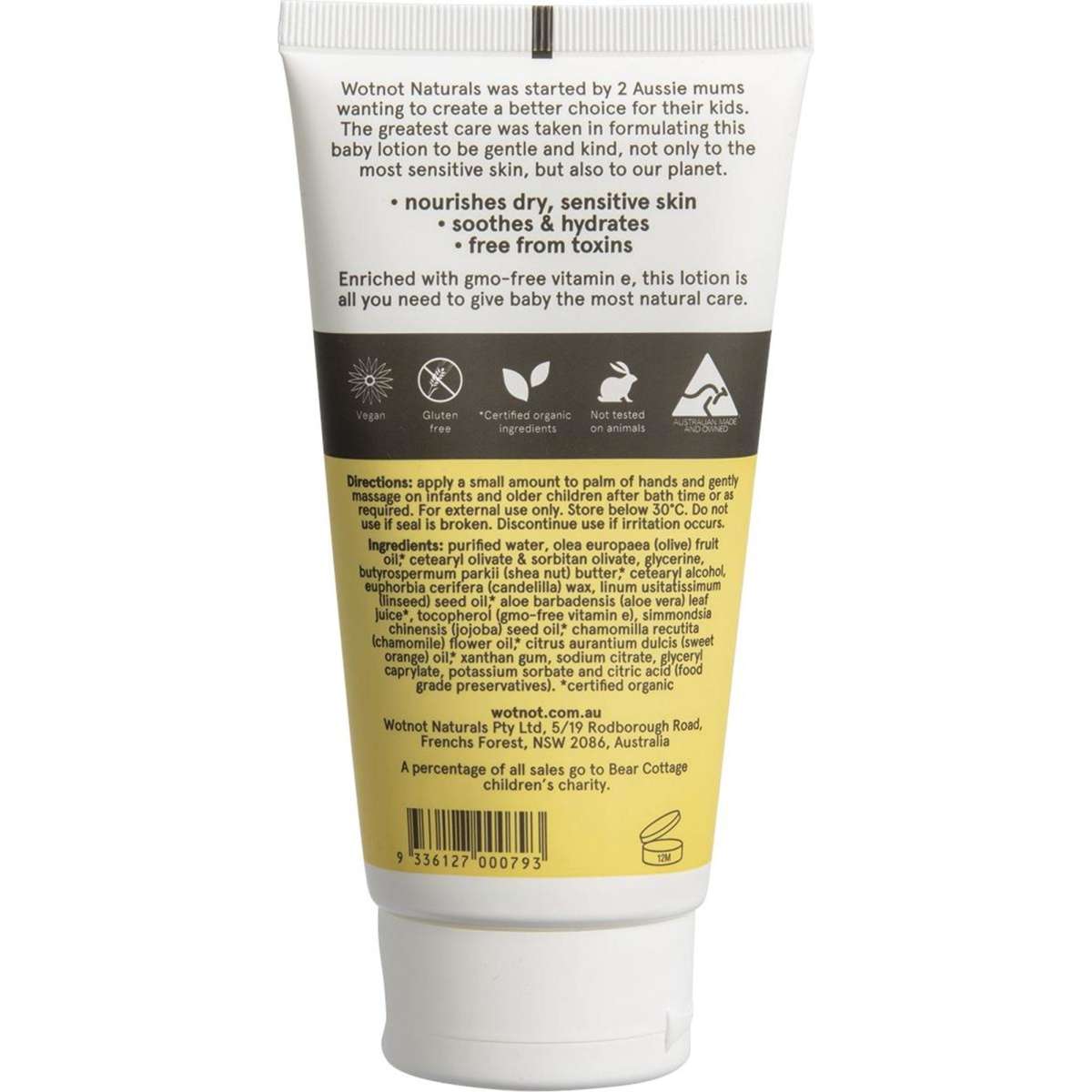 Wotnot Baby Lotion Suitable For Newborns 135ml Woolworths