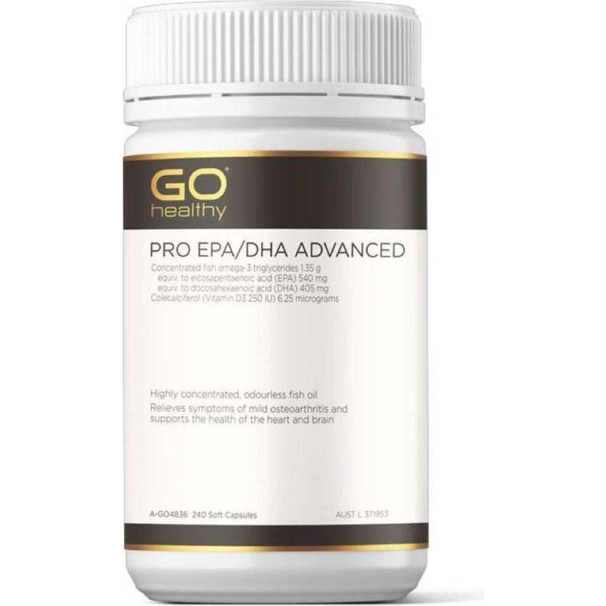 GO Healthy Pro EPA/DHA Advanced 240capsules Woolworths