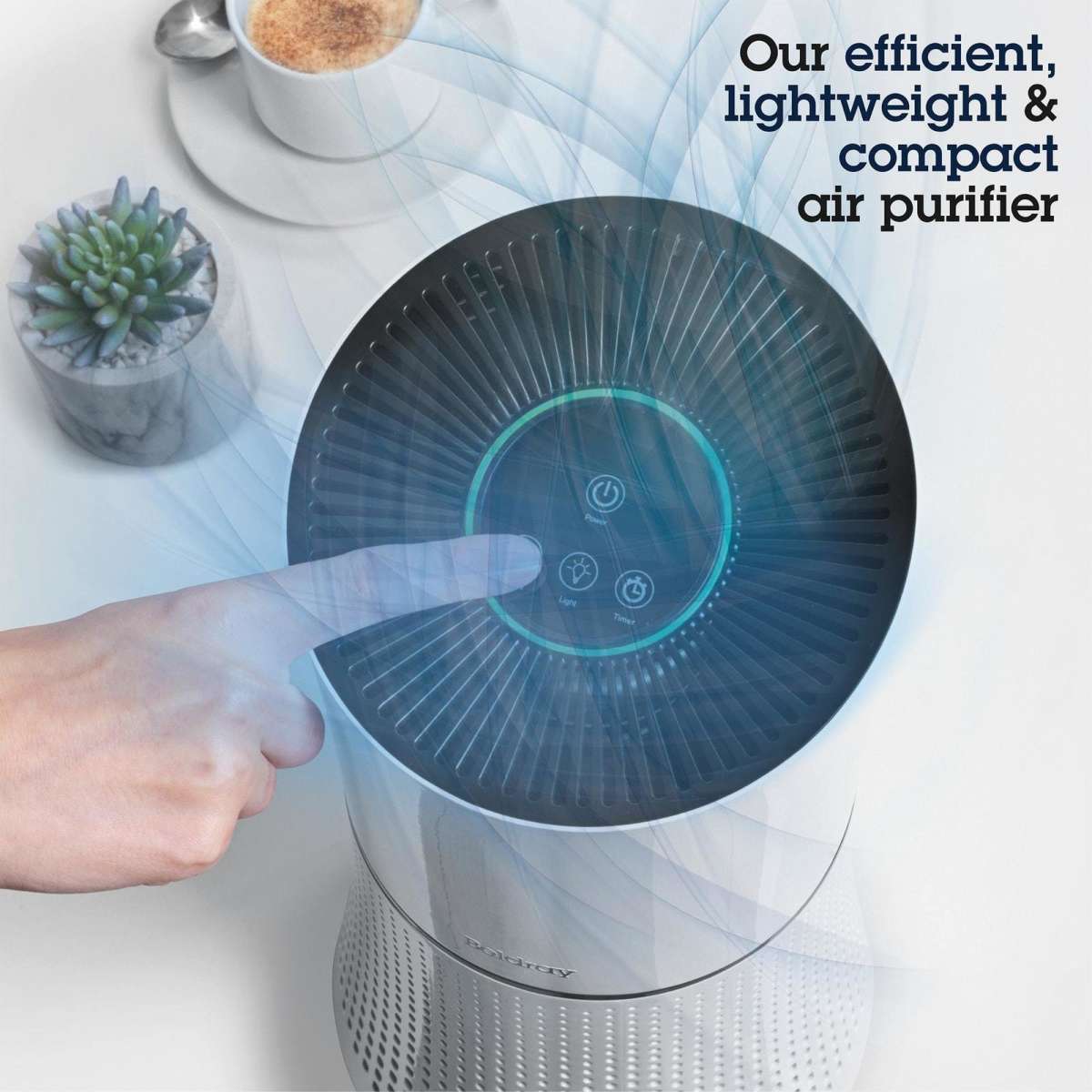 Beldray Total Air Purifier, 22 W, HEPA Filter, 3 Speed Settings, Able