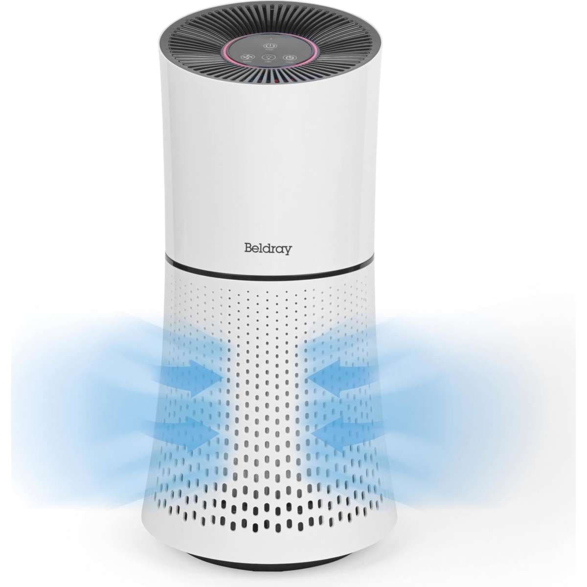 Beldray Total Air Purifier, 22 W, HEPA Filter, 3 Speed Settings, Able to Filter Mould Spores