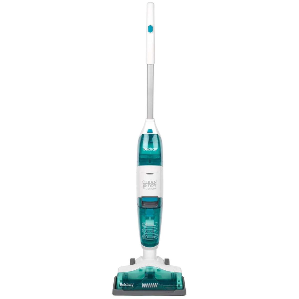 Beldray Clean & Dry Cordless Hard Floor Vacuum Cleaner, 22.2 V, Swivel Floor Head Woolworths
