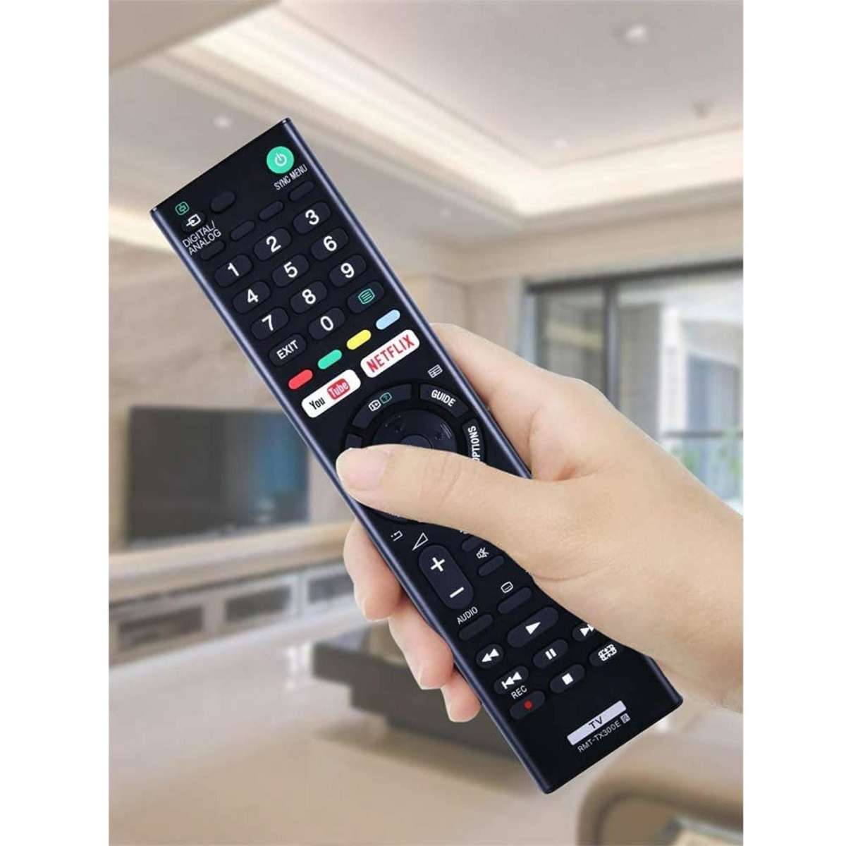Tavice Sony Bravia TV Universal Remote With NetFlix + YouTube Buttons