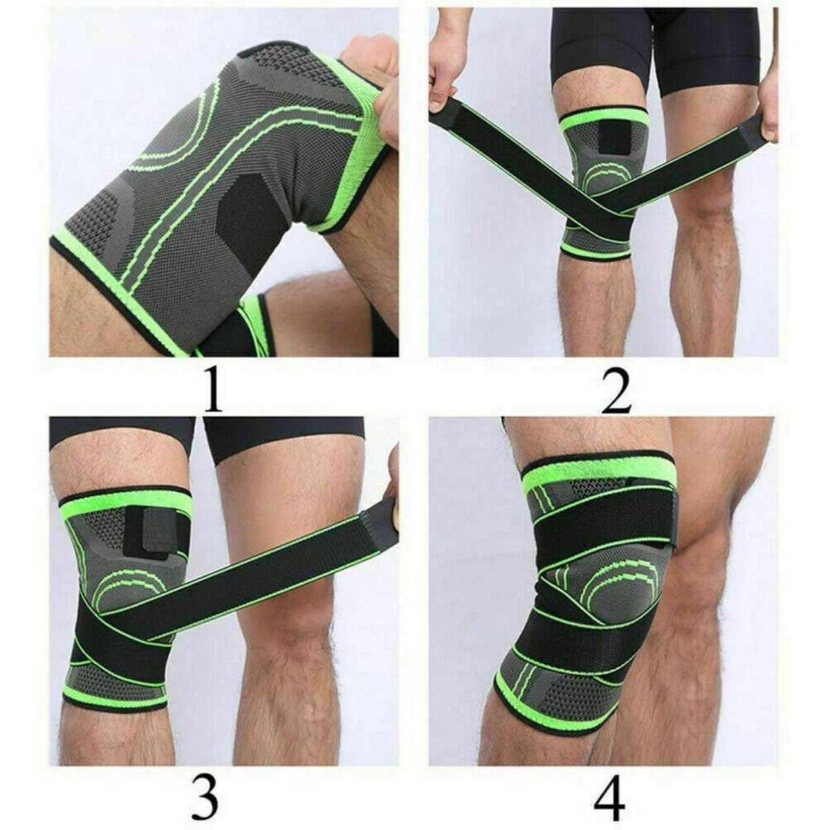 Tavice 3D Weaving Knee Brace Support Running Jogging Sports XXL Size