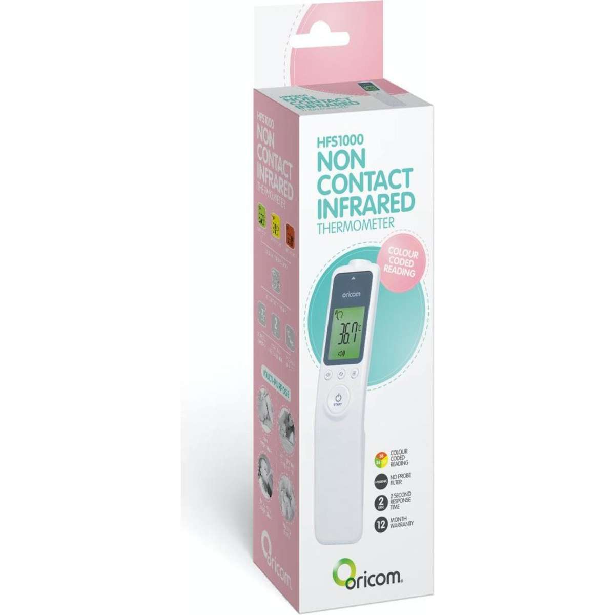 HFS1000 NonContact Infrared Thermometer Woolworths