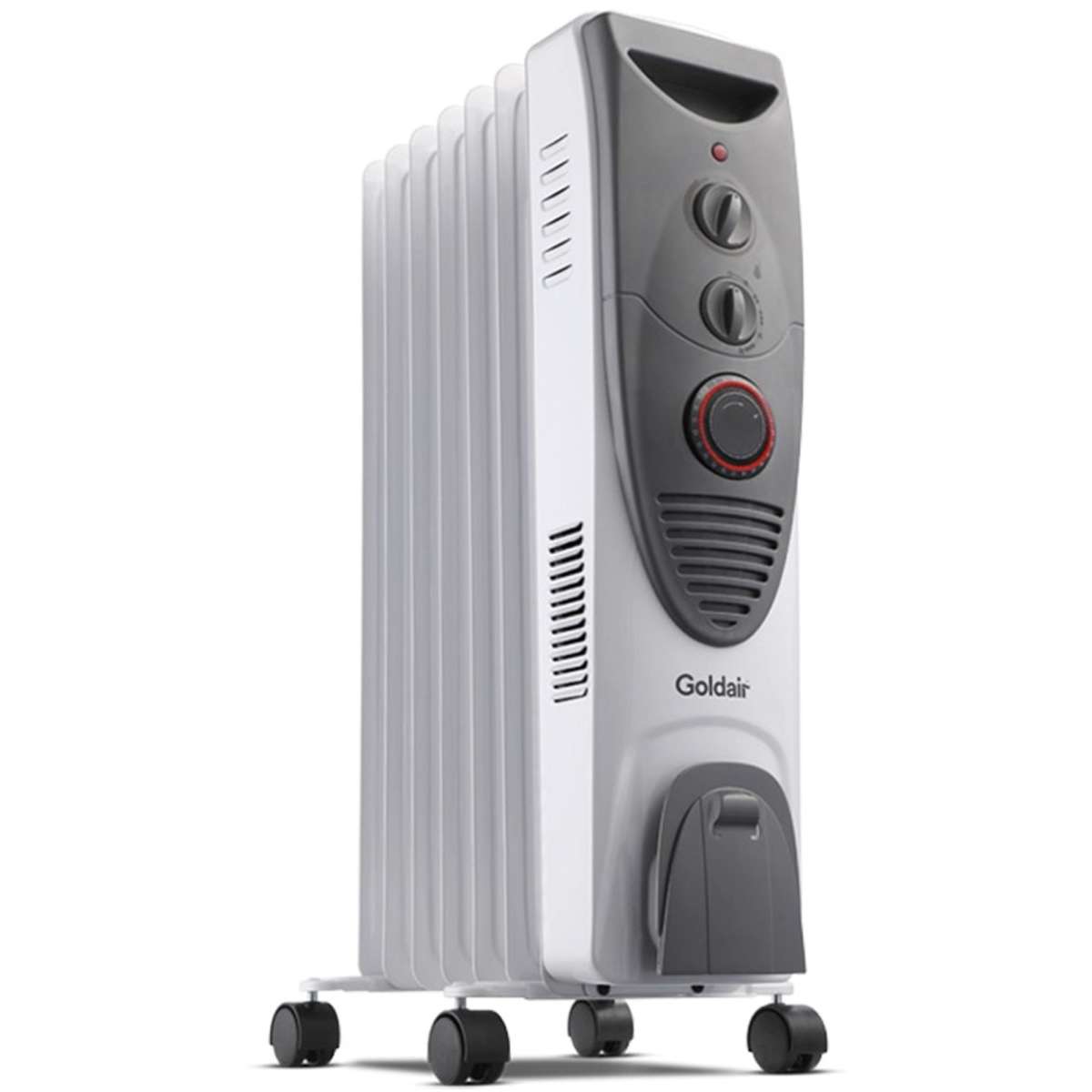 Goldair 7 Fin Oil Column Heater w/ Timer/Fan 1900W White 1EA | Woolworths
