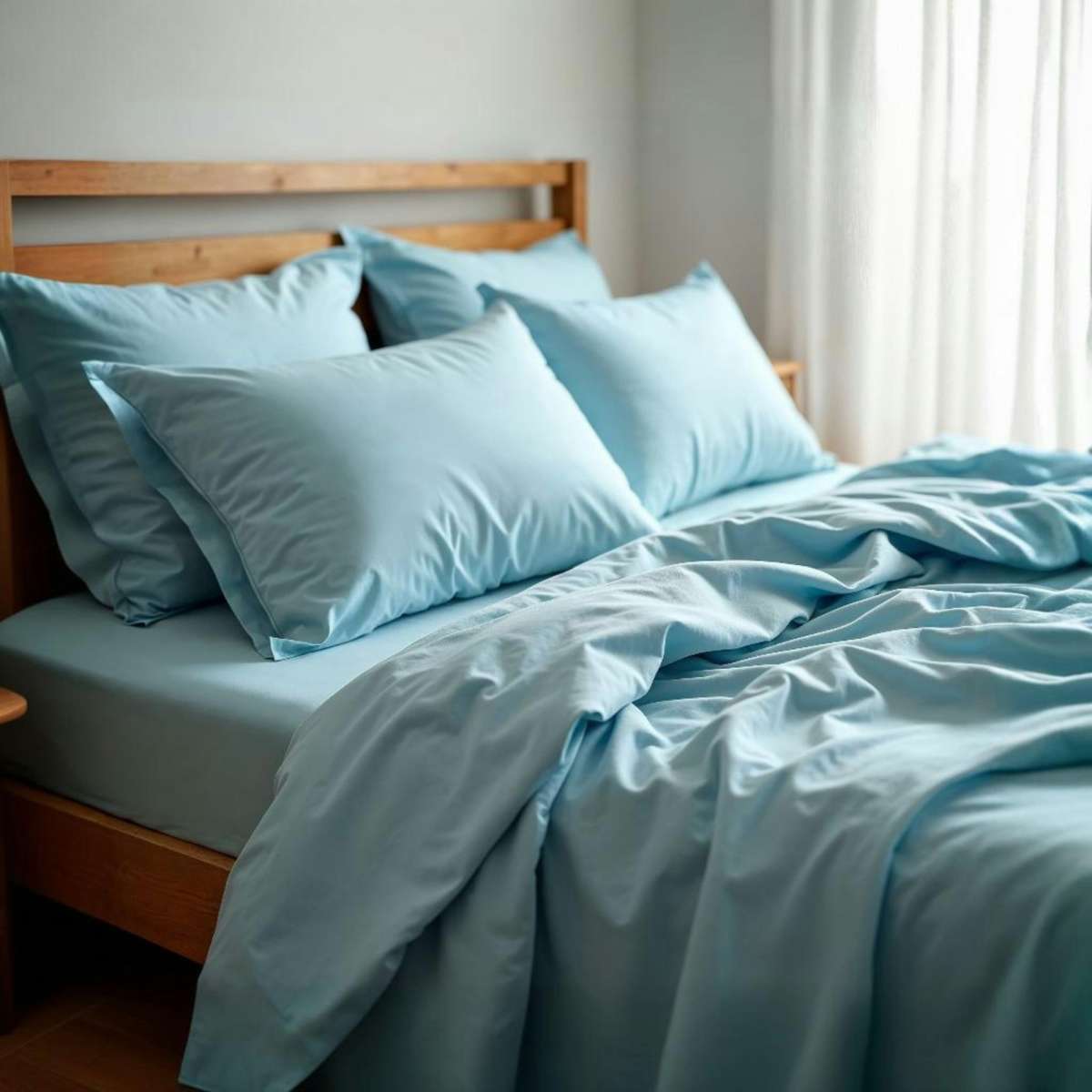 Royal Comfort 1200TC Ultrasoft Sheet Set|| King ||Sky Blue | Woolworths