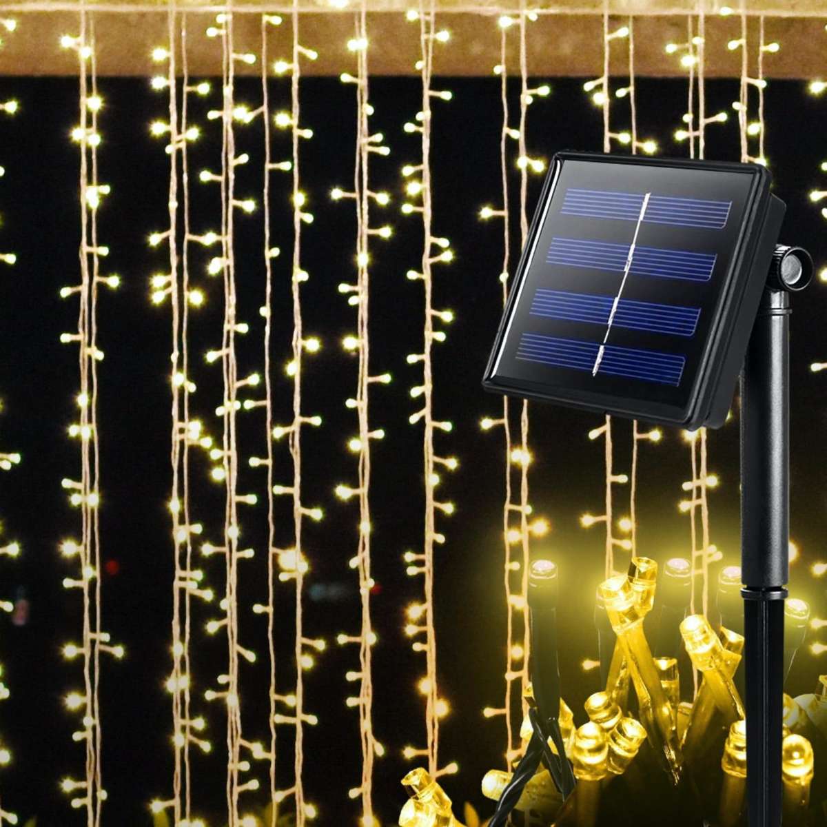 Emitto 15M Solar Powered LED Fairy String Lights Outdoor Garden Xmas