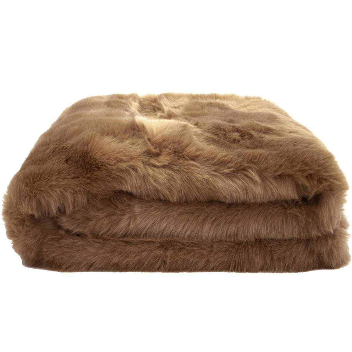 Woolworths faux fur online throw