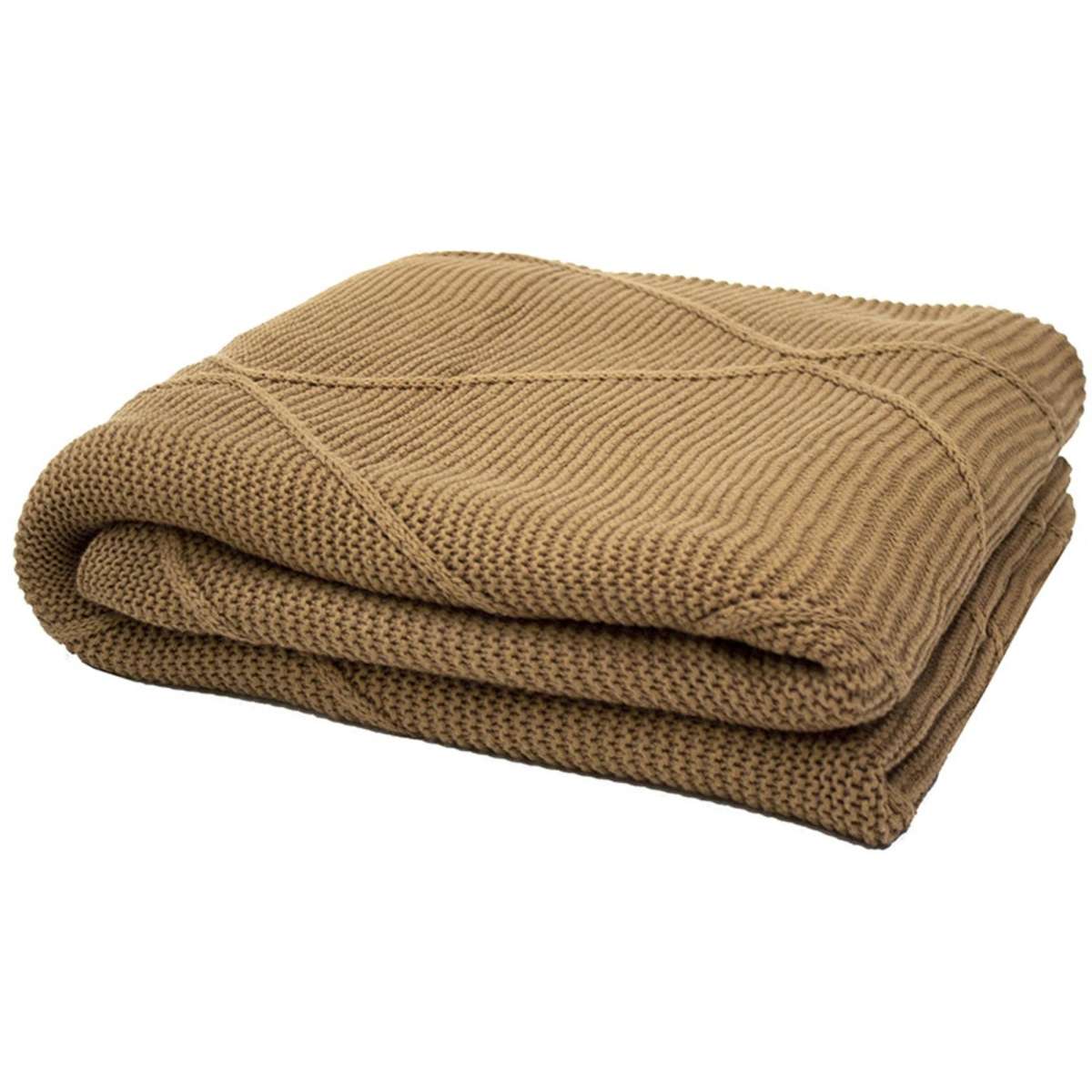 Bambury Freya Throw Fawn Woolworths