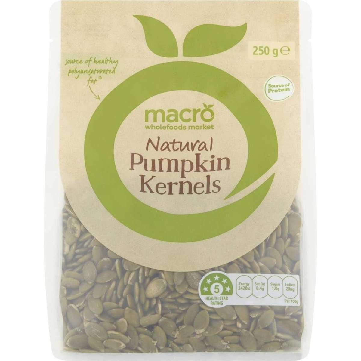 Macro Pumpkin Kernels 250g Carton 6pk Woolworths