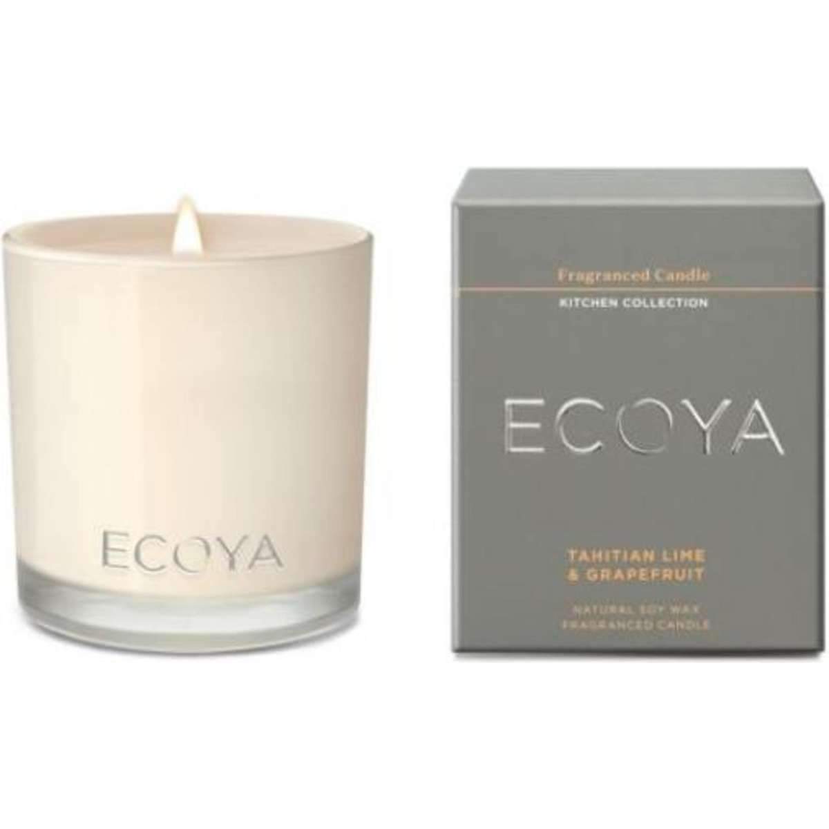 Ecoya Maisy Jar Candle 160g Tahitian Lime and Grapefruit 2 Pack