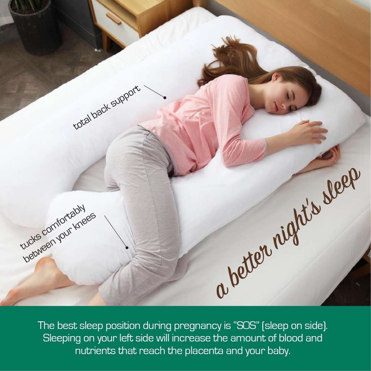 Aus Made Maternity Pregnancy Nursing Sleeping Body Pillow