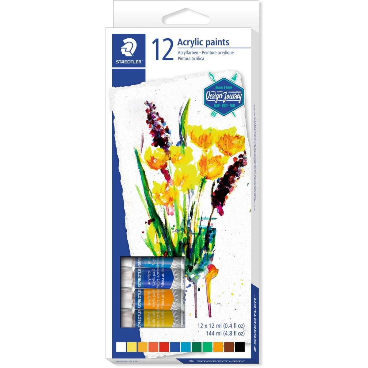 Staedtler Acrylic Paint 12 Pack Woolworths