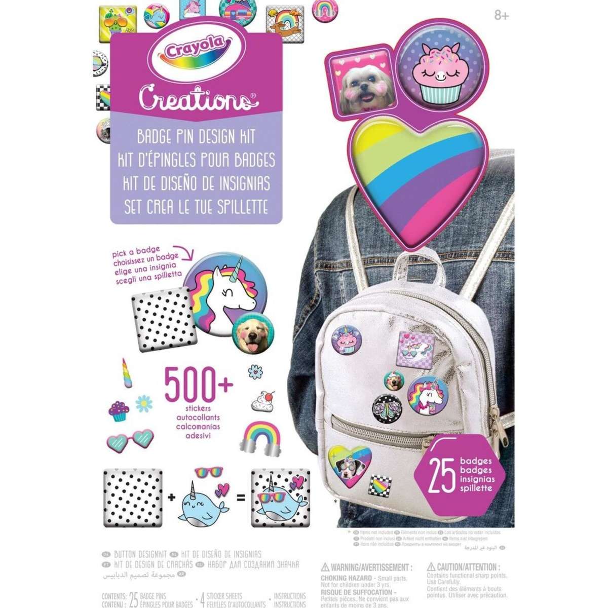 Crayola Creations Badge Pin Design Kit Woolworths