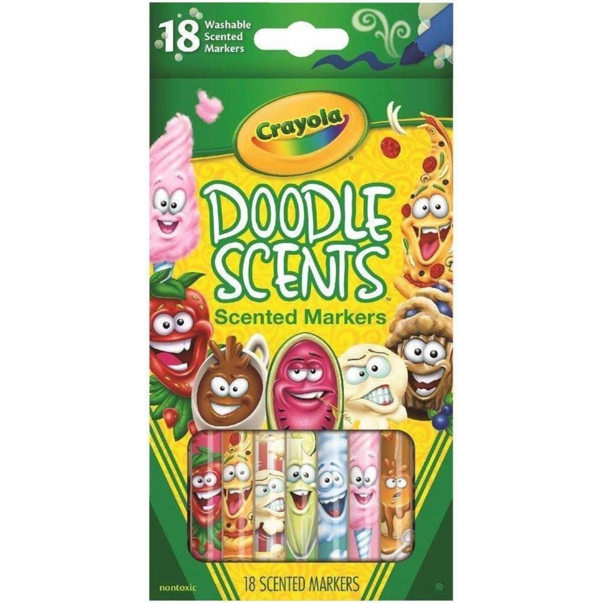 Crayola Washable Doodle Scents Markers 18 Pack Woolworths