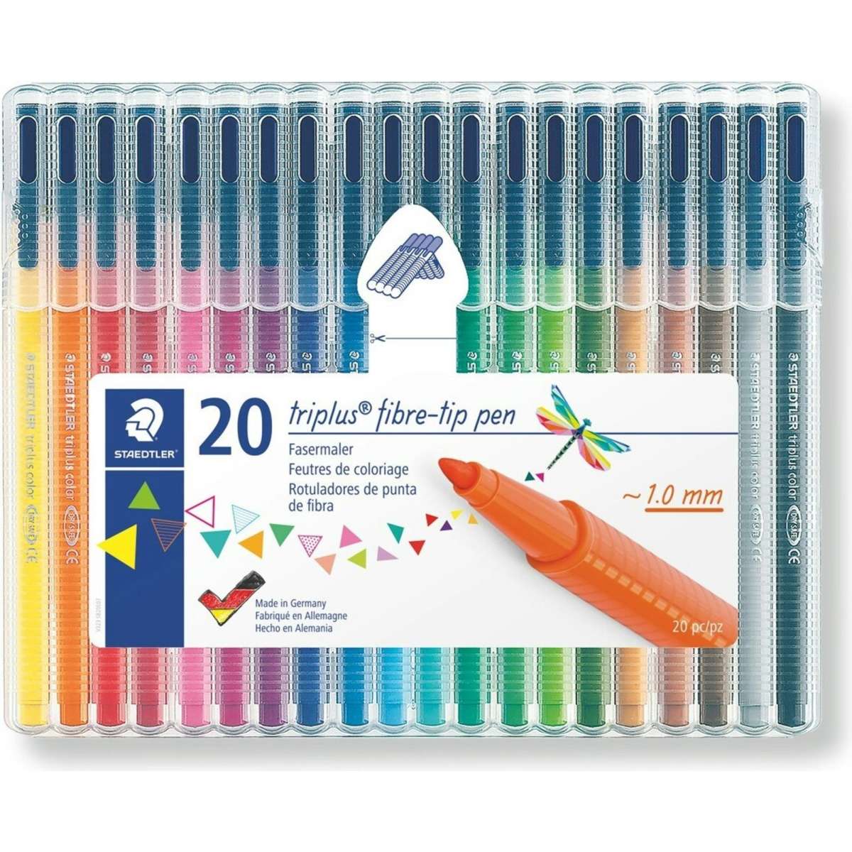 Staedtler Triplus Colour Fibre-tip Pens 20 Pack | Woolworths