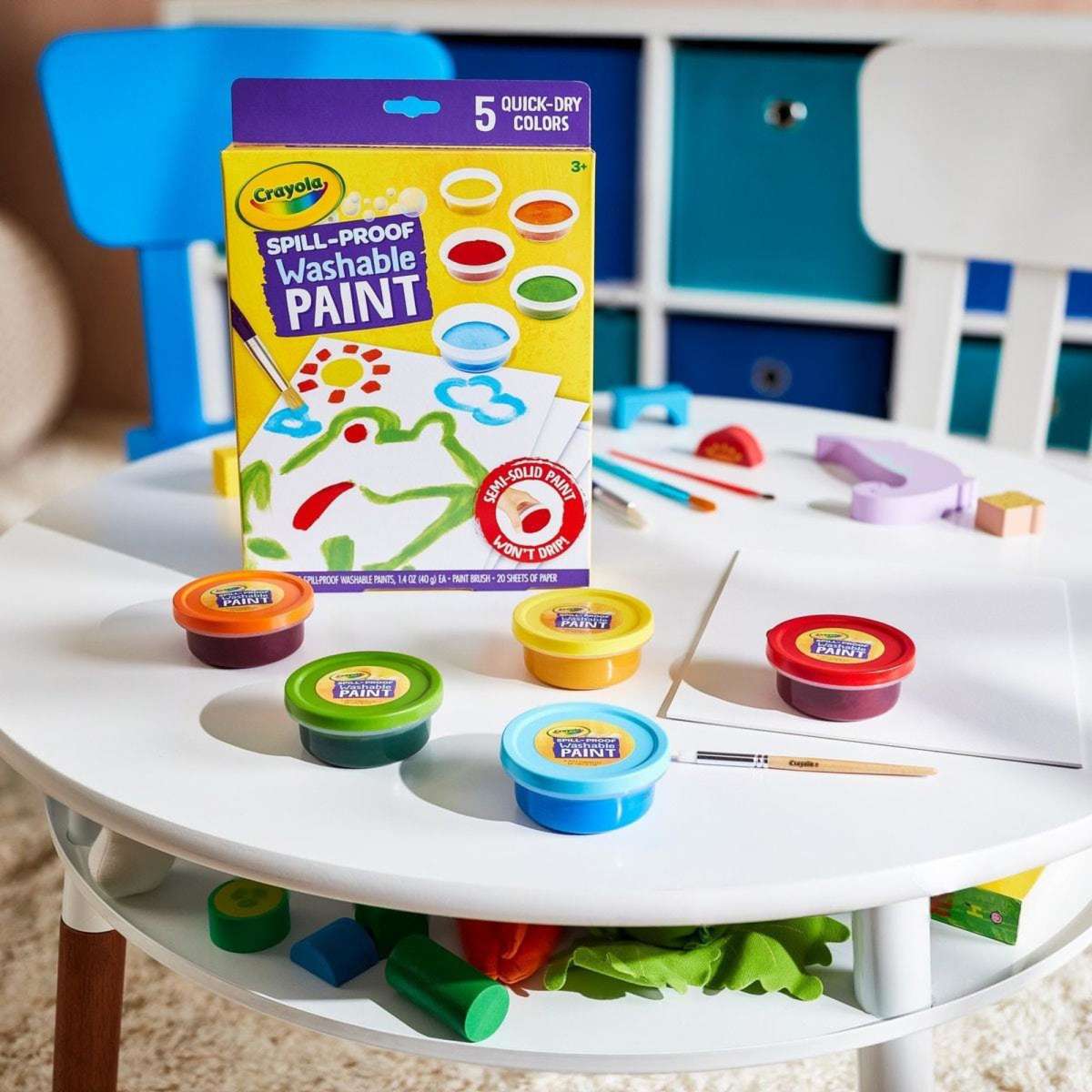 Crayola Spill-Proof Washable Paint Kit | Woolworths