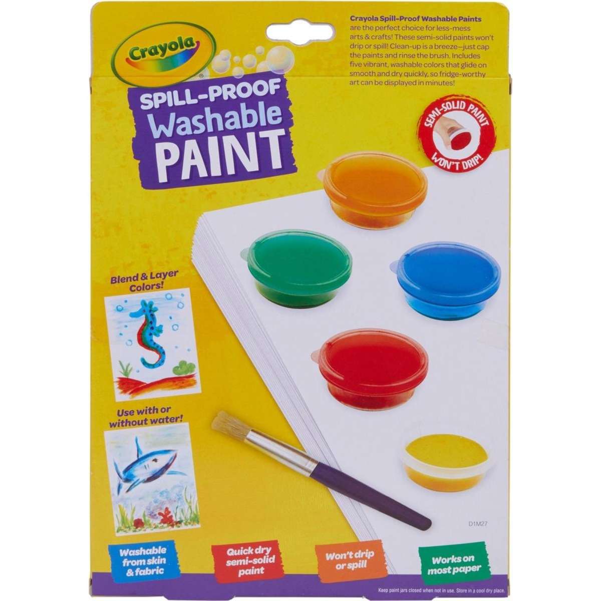 Crayola Spill-Proof Washable Paint Kit | Woolworths