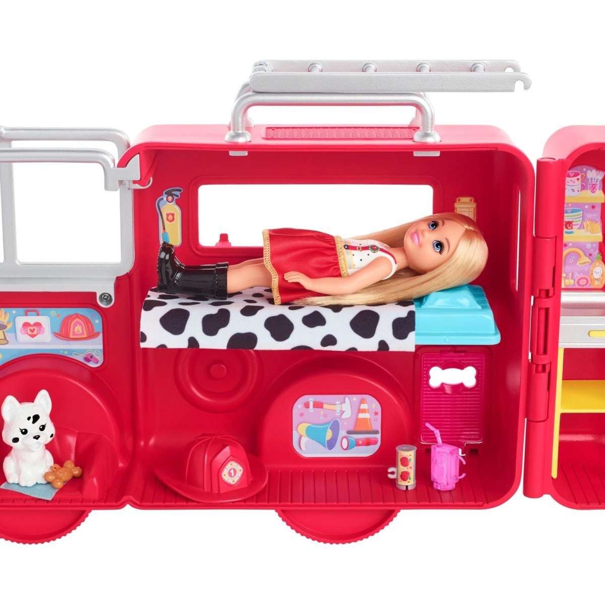 Barbie Chelsea Fire Truck Vehicle Woolworths