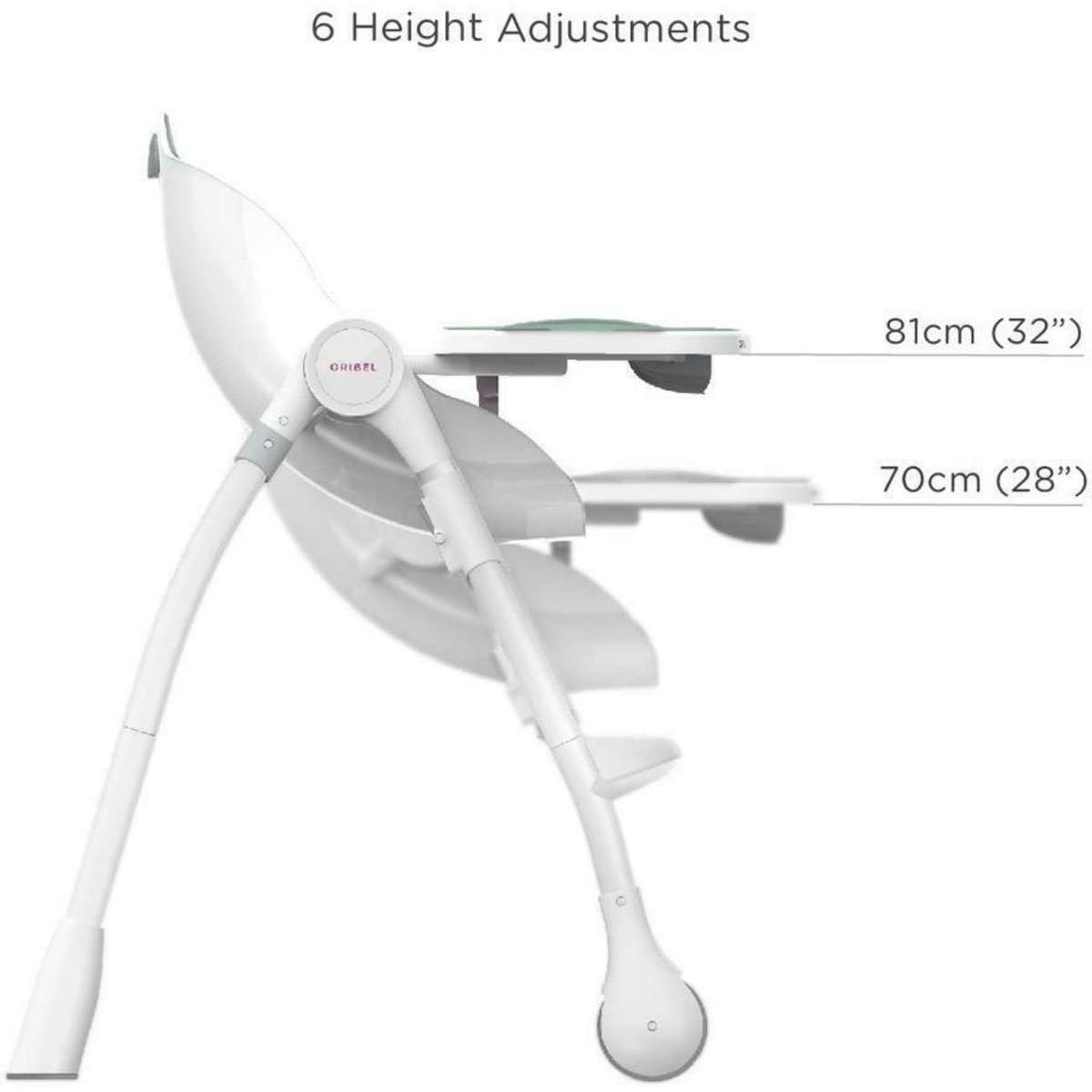 Oribel Cocoon Baby High Chair Kid Dining Chairs Infant Toddler Feeding