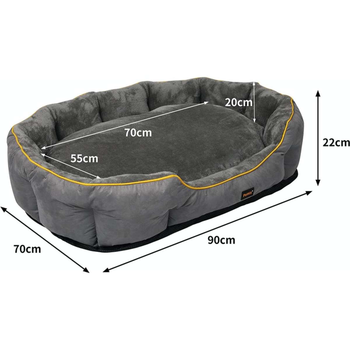 PaWz Electric Pet Heater Bed Heated Mat Cat Dog Heat Blanket Removable