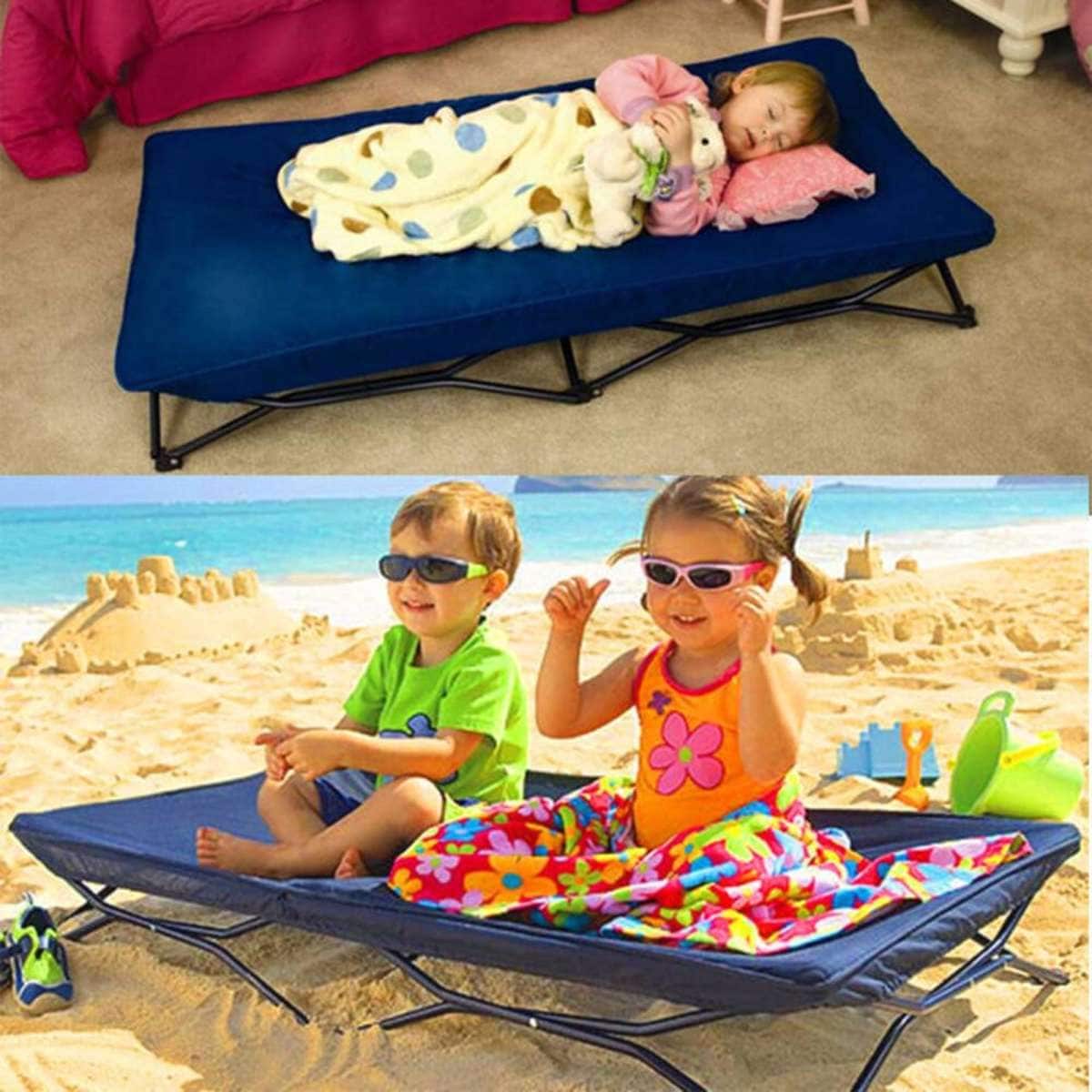Regalo My Cot Portable Toddler Bed Blue Woolworths
