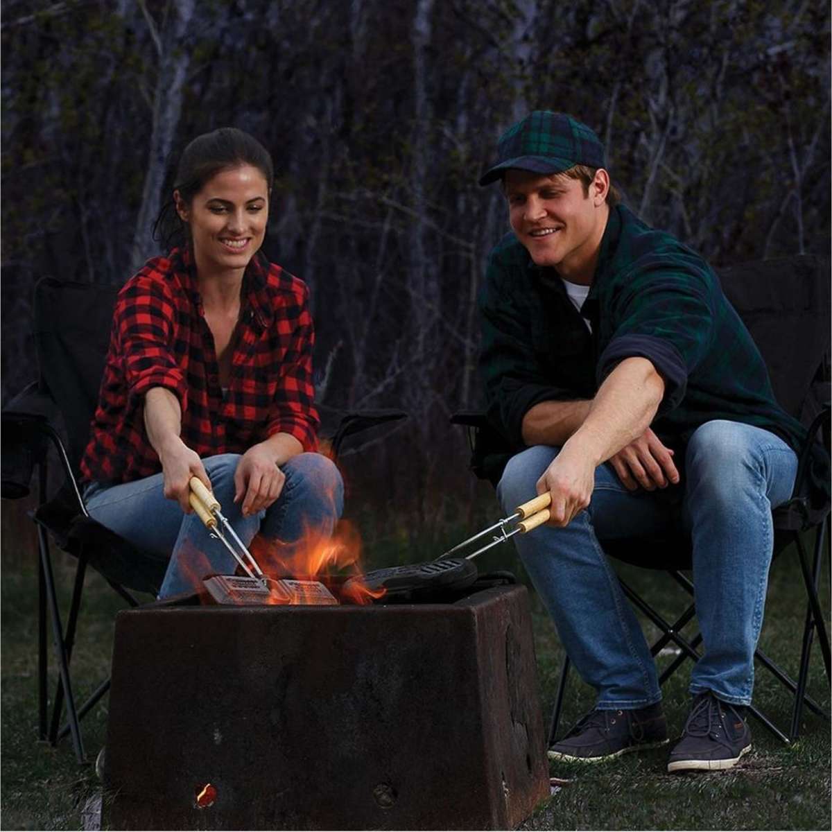 Coghlans Cast Iron Double Camp Cooker Woolworths