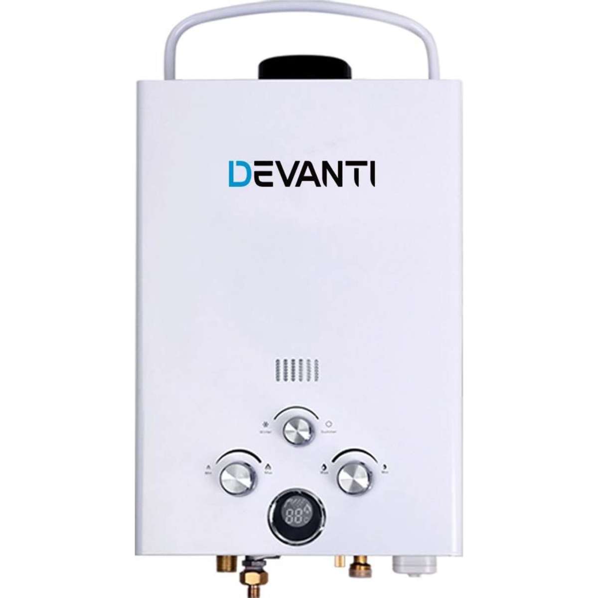 Devanti Gas Hot Water Heater Portable Shower Camping Lpg Caravan Home Pump Wh Woolworths 7886