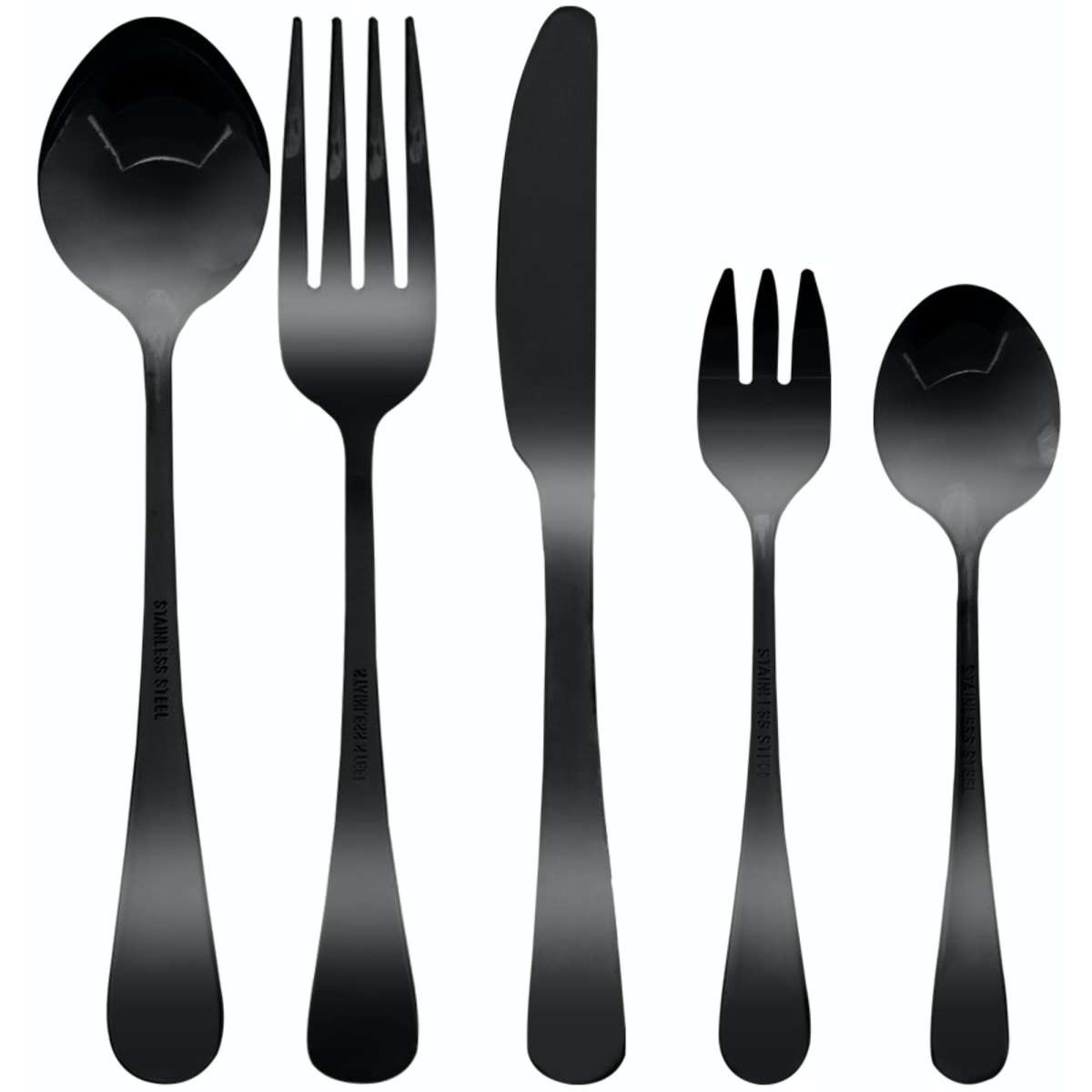 Toque 30pcs Stainless Steel Cutlery Set Travel Knife Fork Spoon Child