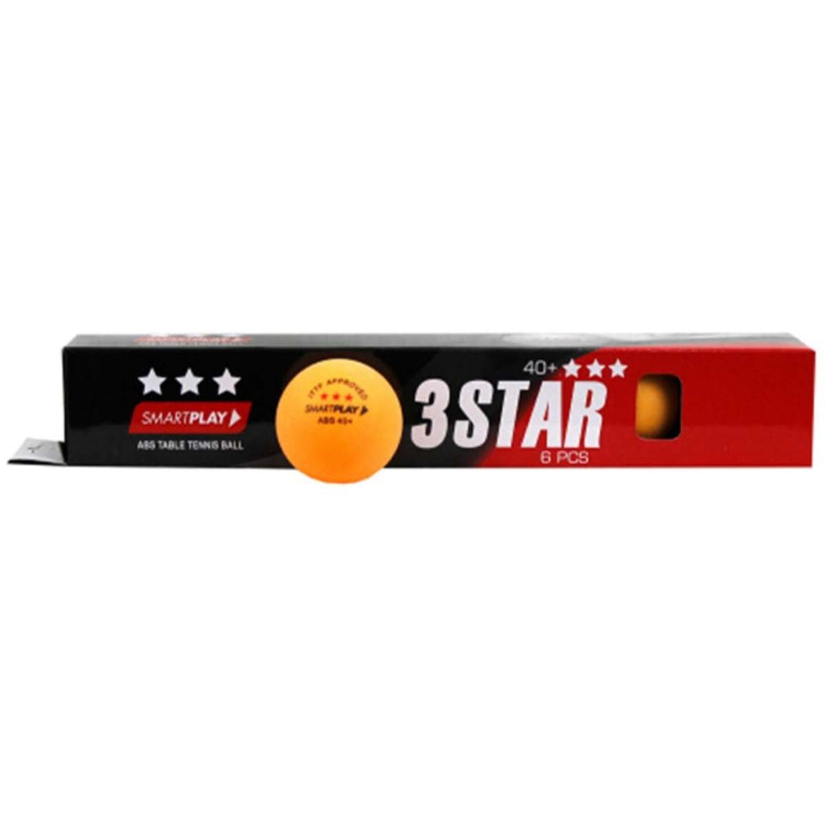 Smartplay Table Tennis Balls Orange 6pc 3 Star Woolworths